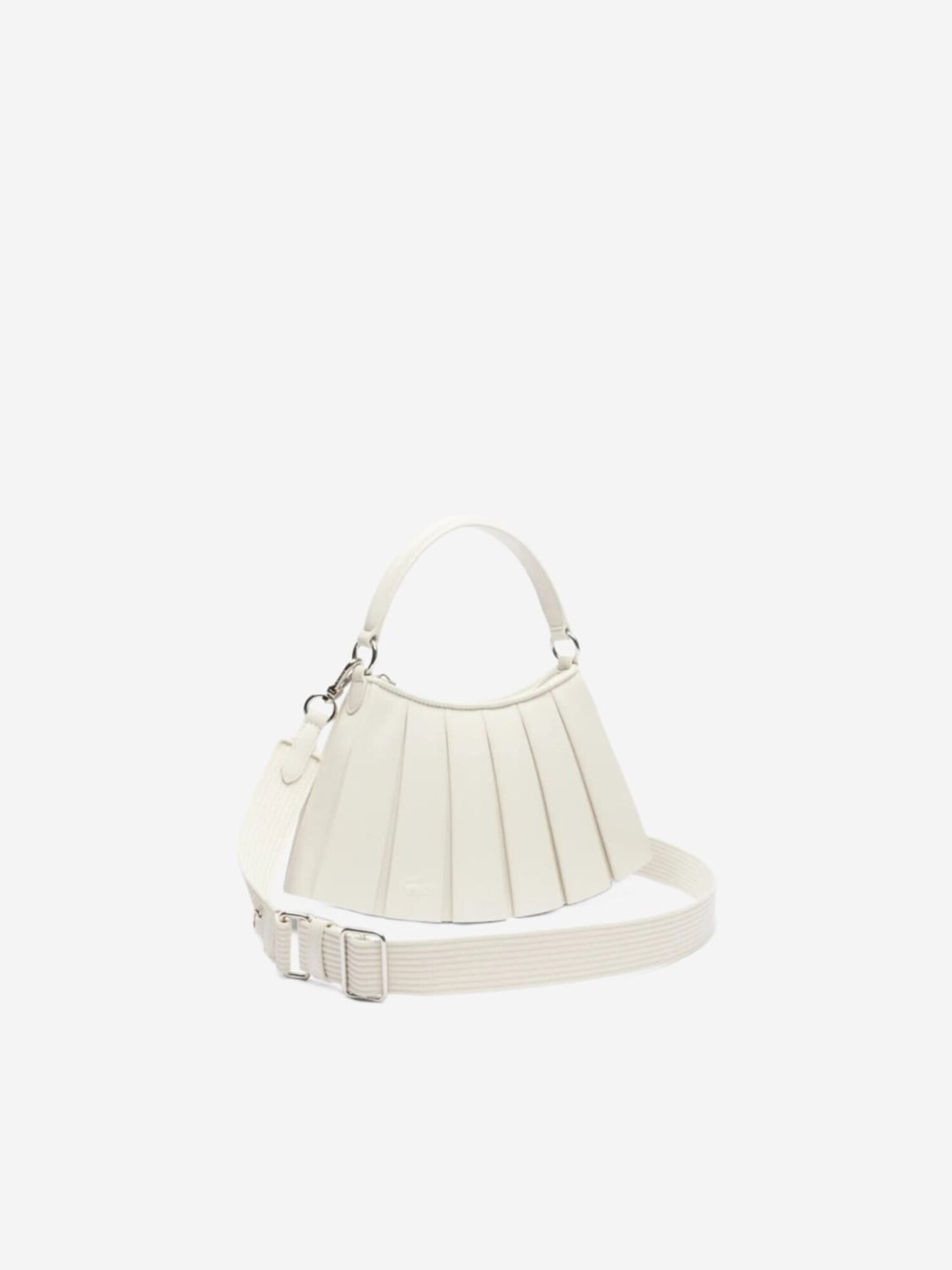 LACOSTE Bolso de mano 'Lenglen'  blanco