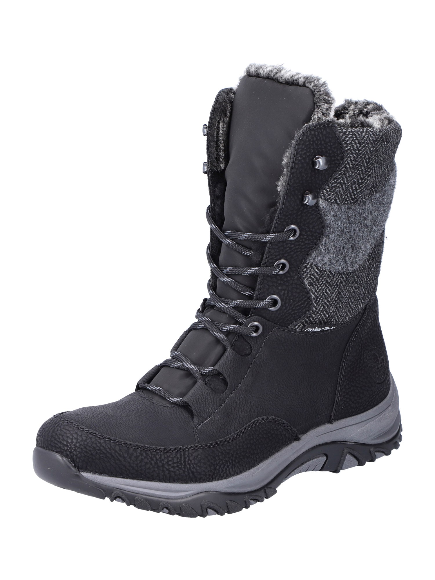 Rieker Rieker Snowboots grau / schwarz