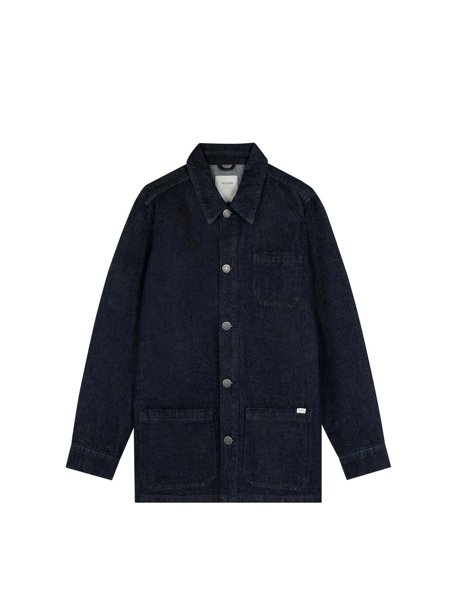Scalpers Cămașă    albastru / albastru denim