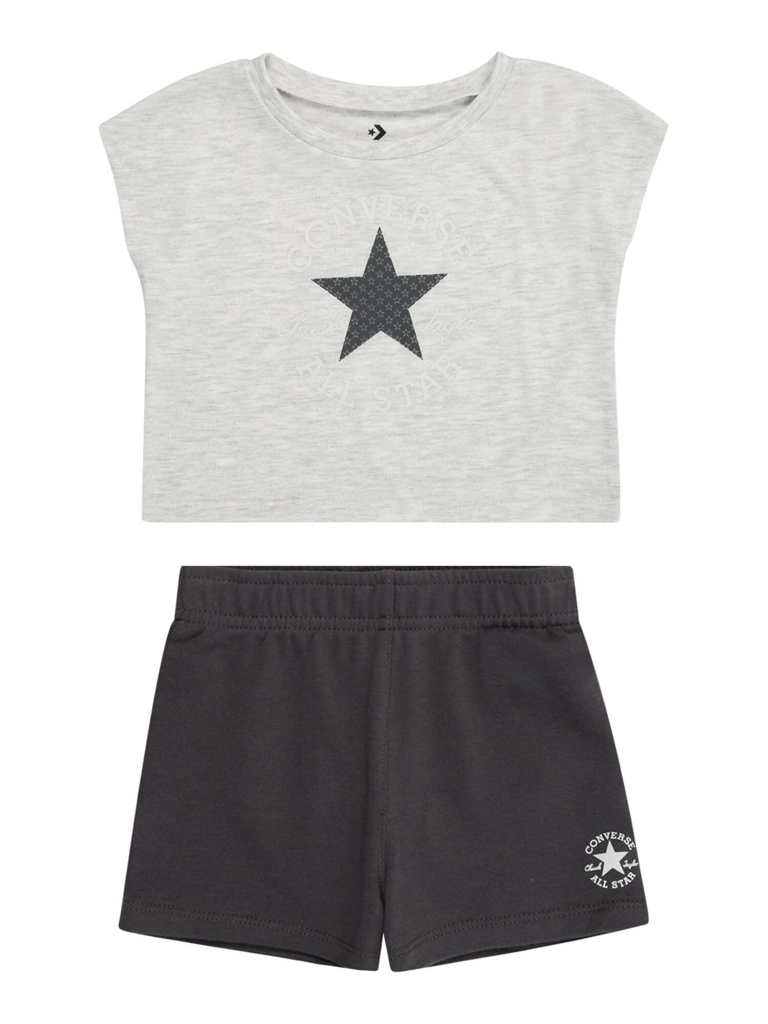 Converse Set Gri Amestecat / Negru-image