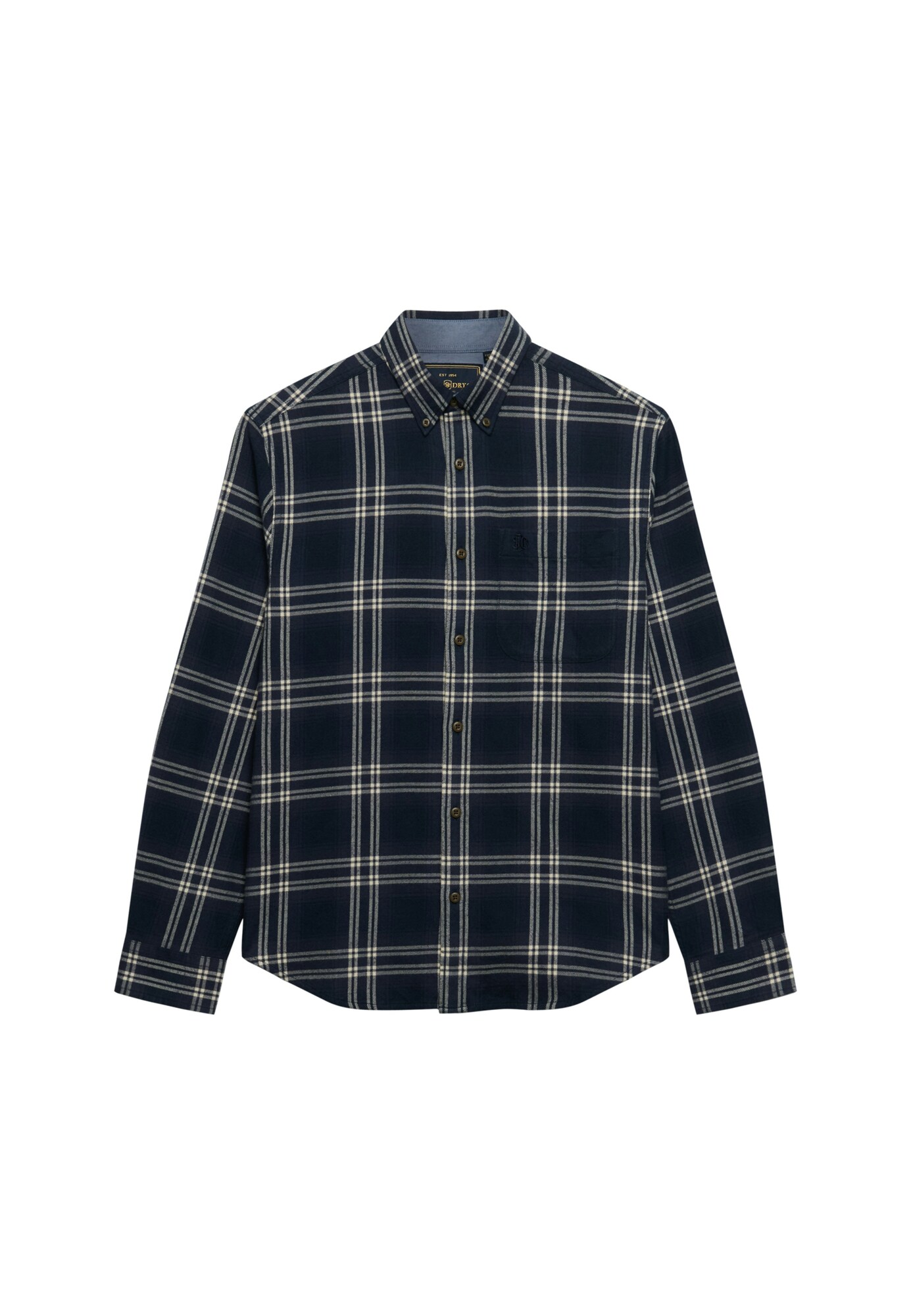 Superdry & Co Košeľa 'LUMBERJACK'  piesková / námornícka modrá