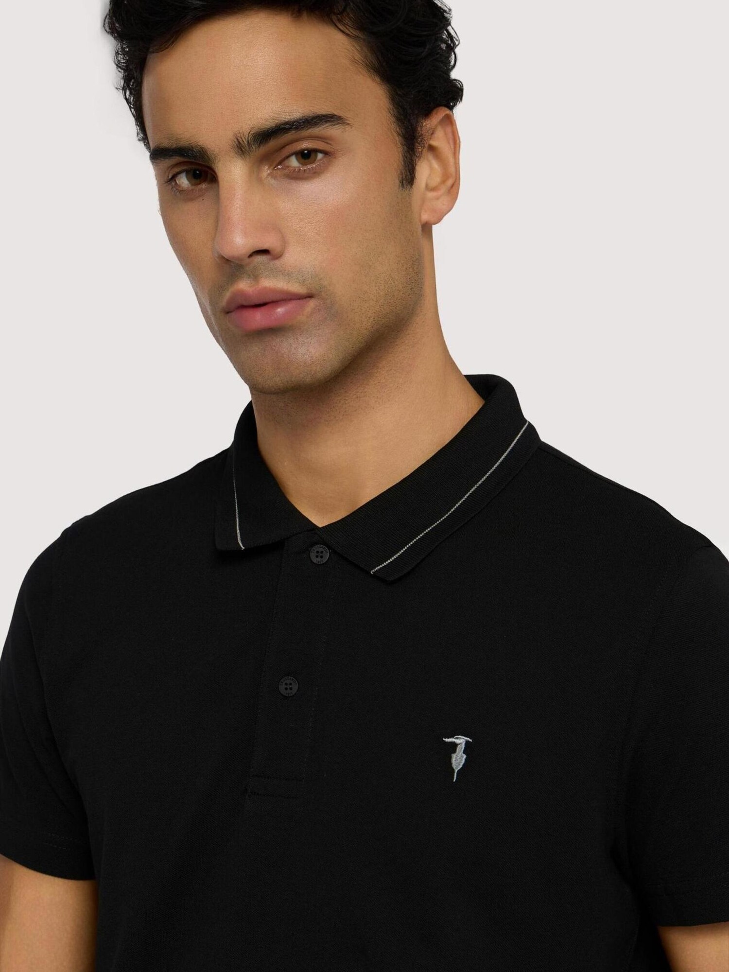 Trussardi Camiseta de fútbol negro – imagen 4