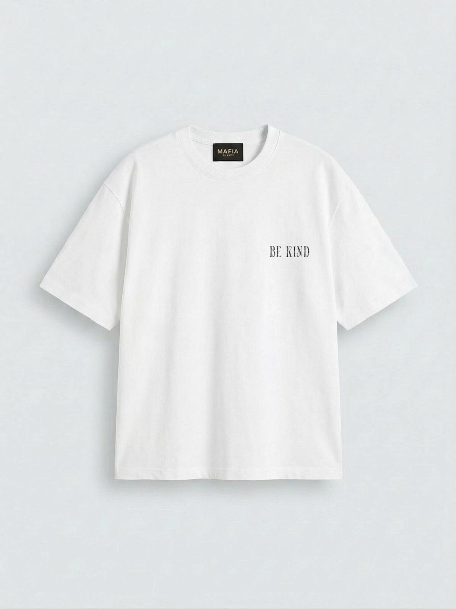Kleidermafia Camiseta 'Be Kind'  ecru