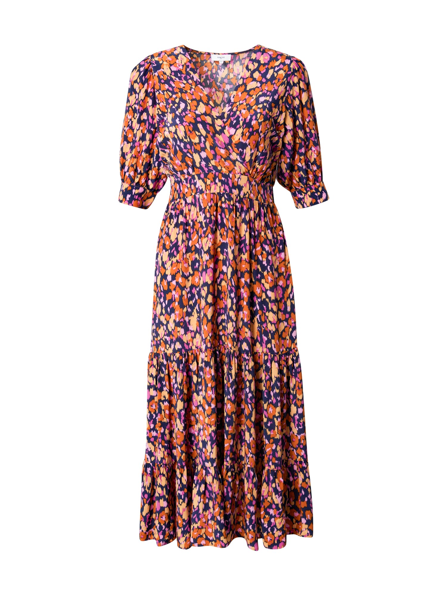Suncoo Suknelė 'CHAYA' slyvų spalva / orchidėjų spalva / abrikosų spalva / tamsiai oranžinė