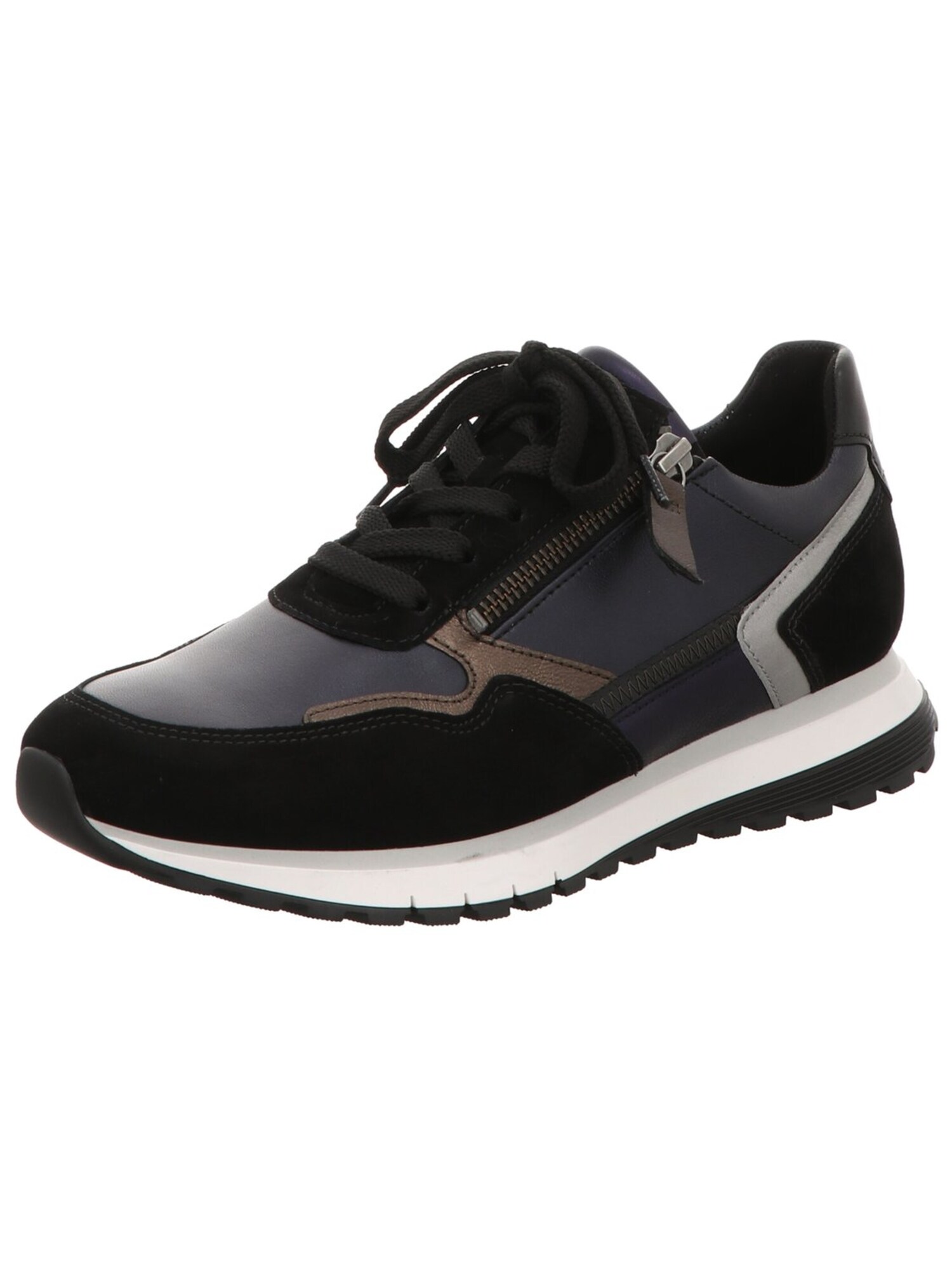 Gabor Sneaker Low Sneaker Low Damen 6029.01.003 Leder-Mix In Dunkelblau