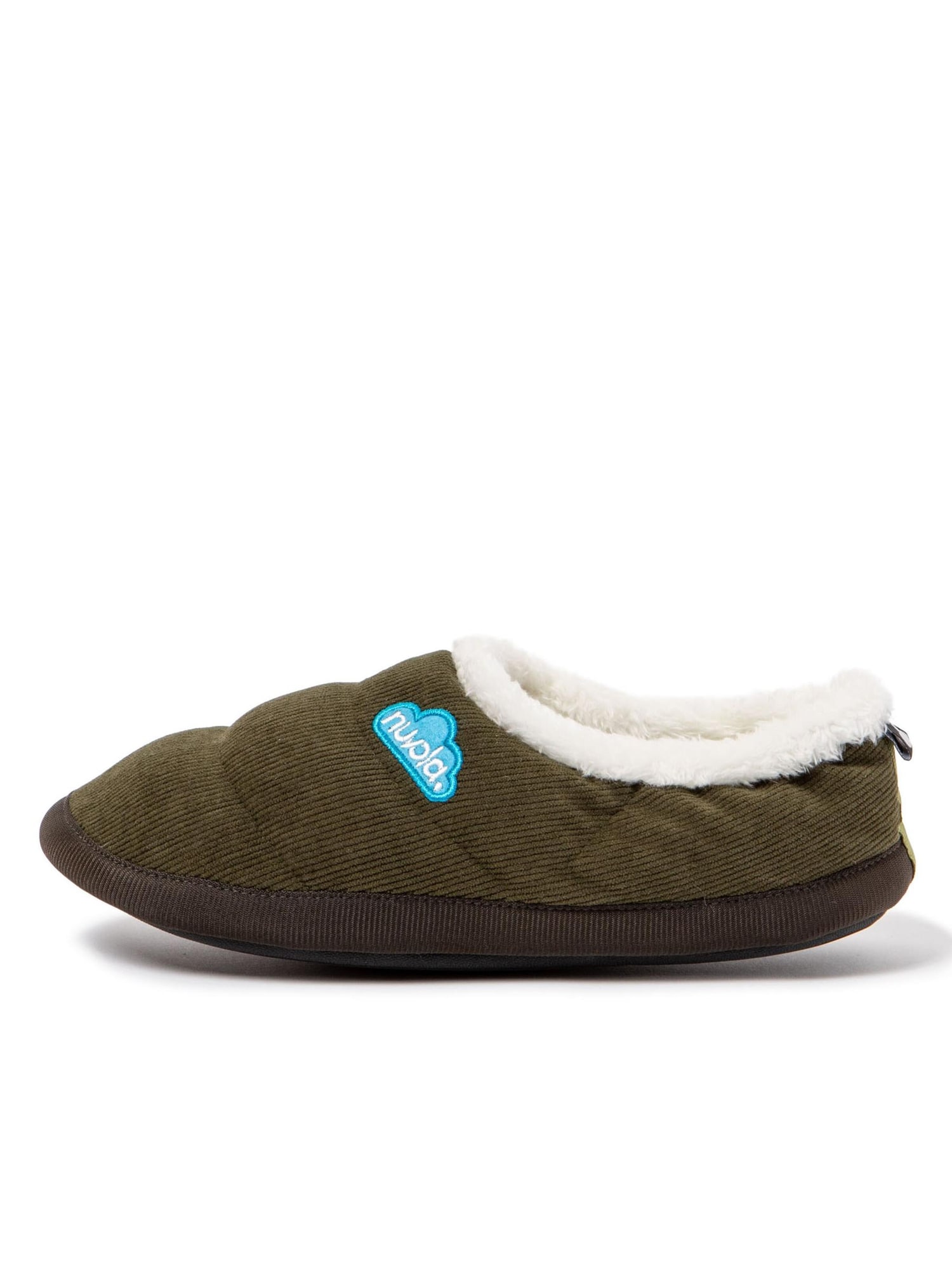 Nuvola. Zapatillas de casa 'Classic Cordy'  verde oscuro