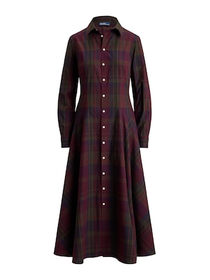 Polo Ralph Lauren Vestido camisero  navy / oliva / borgoña / rojo vino