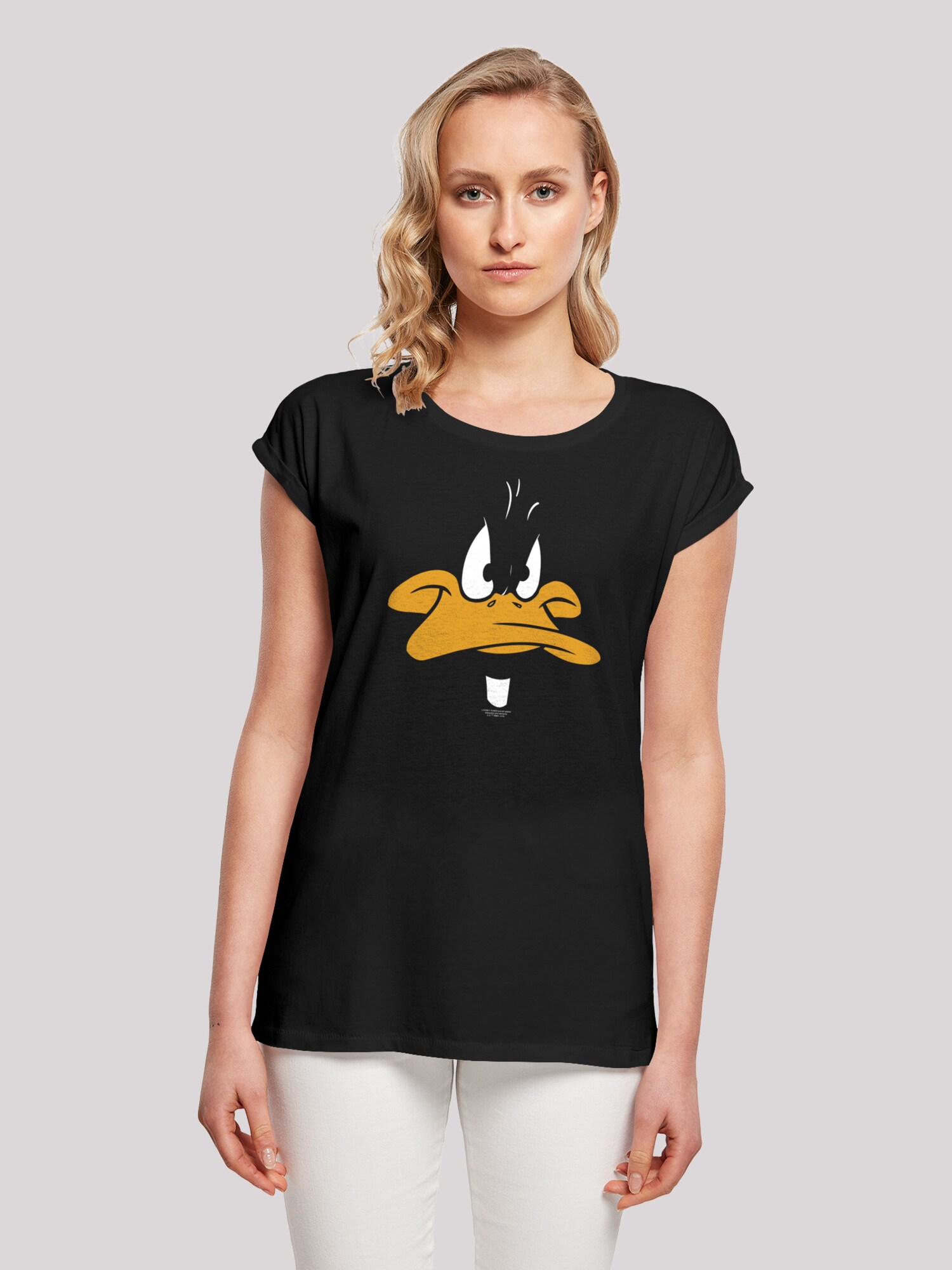 Thumbnail - F4NT4STIC T-Shirt Looney Tunes Daffy Duck Big Face