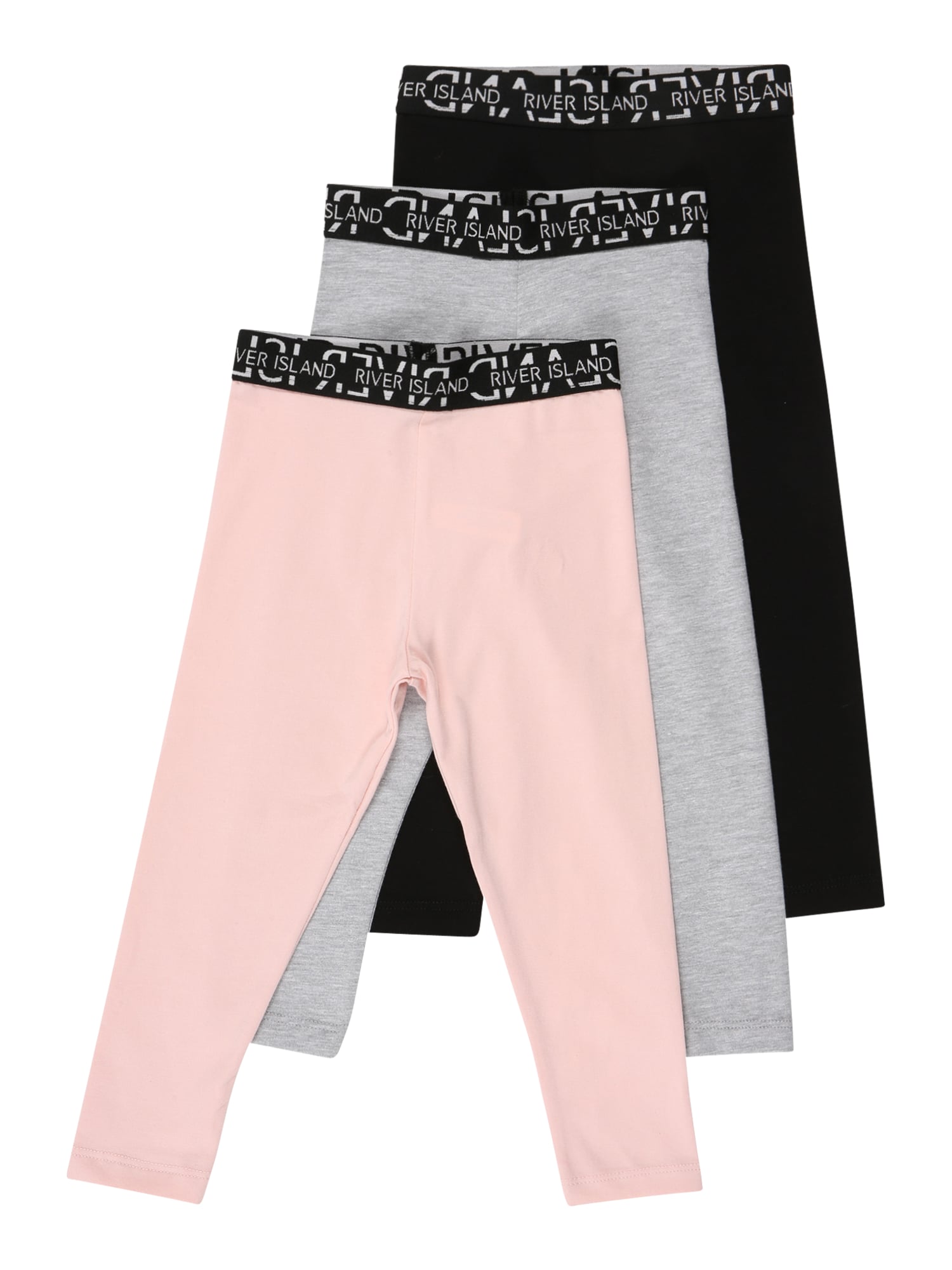 River Island Tamprės  rožinė / juoda / margai pilka