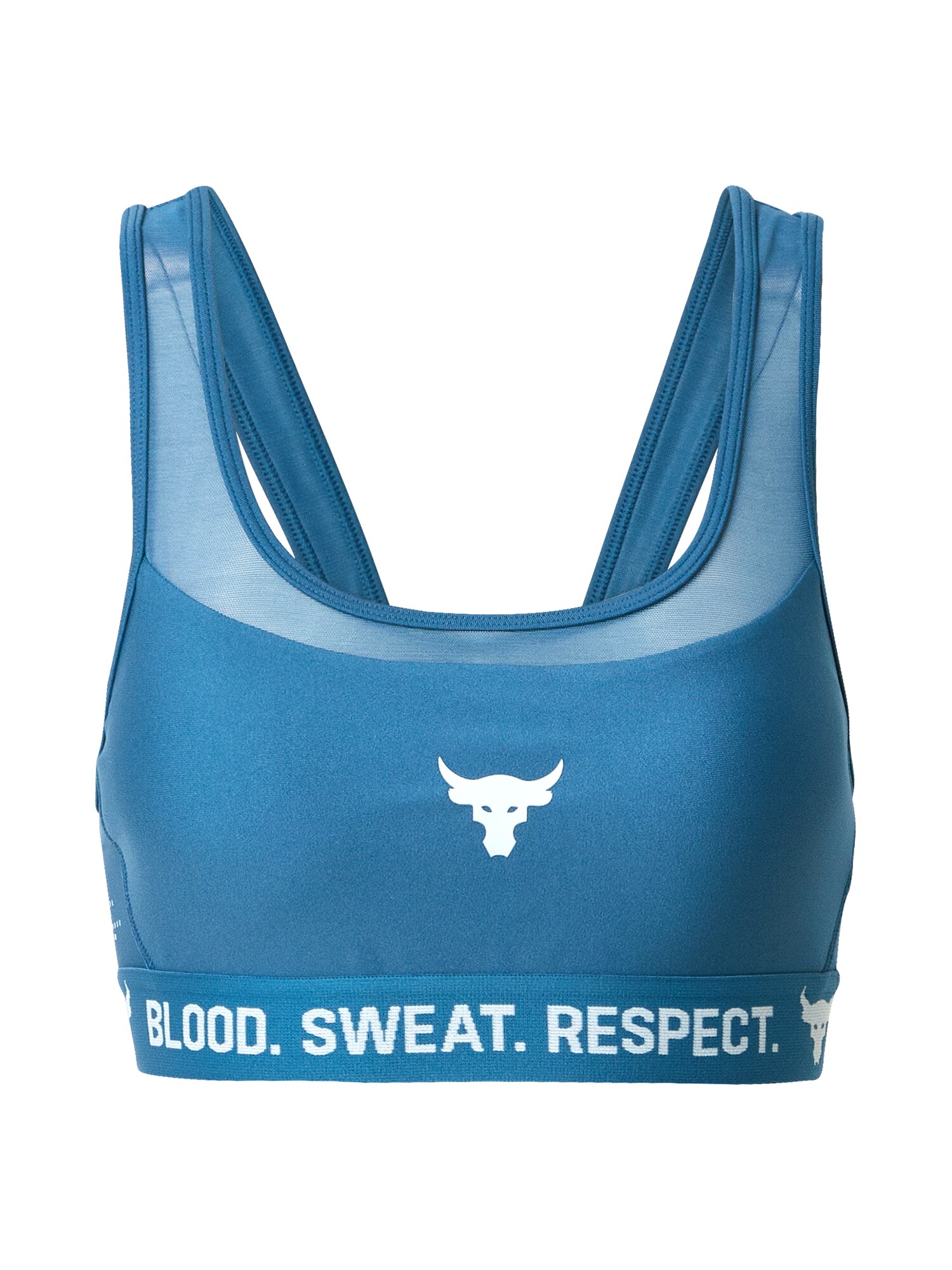 UNDER ARMOUR Sportinė liemenėlė  mėlyna / balta