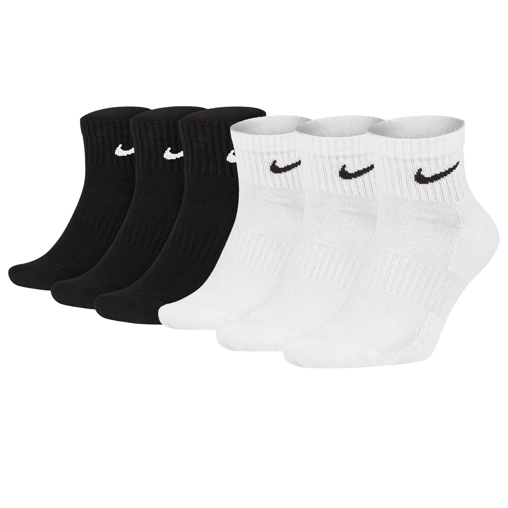 NIKE Sportsocken Herren Größe 46/48 schwarz / weiß