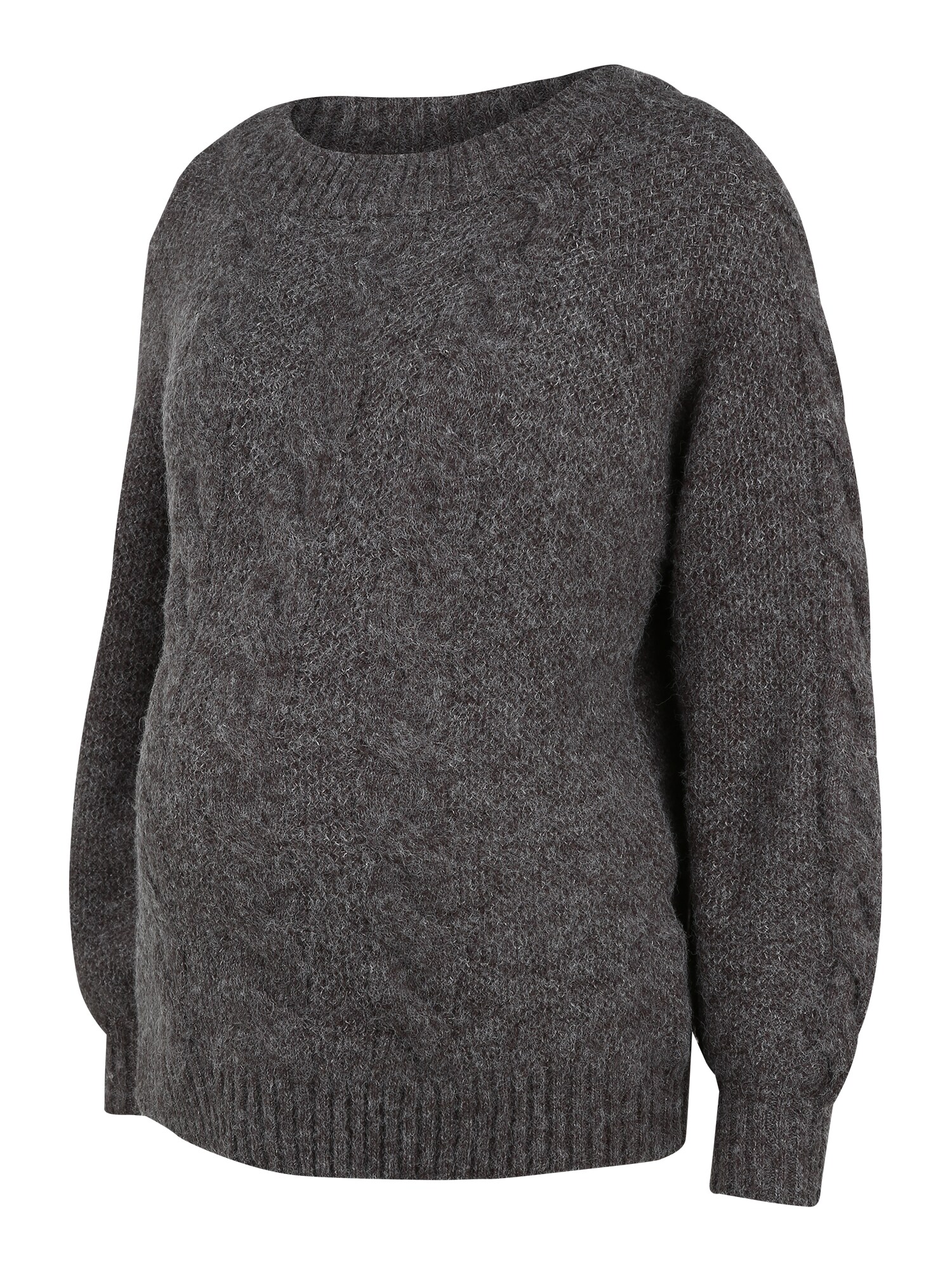 Pieces Maternity Megztinis 'SHELBY'  tamsiai pilka