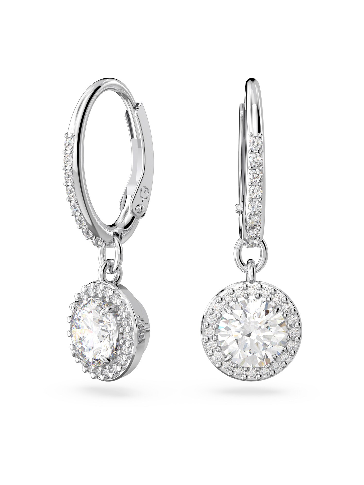 Swarovski Náušnice 'Una drop earrings'  strieborná