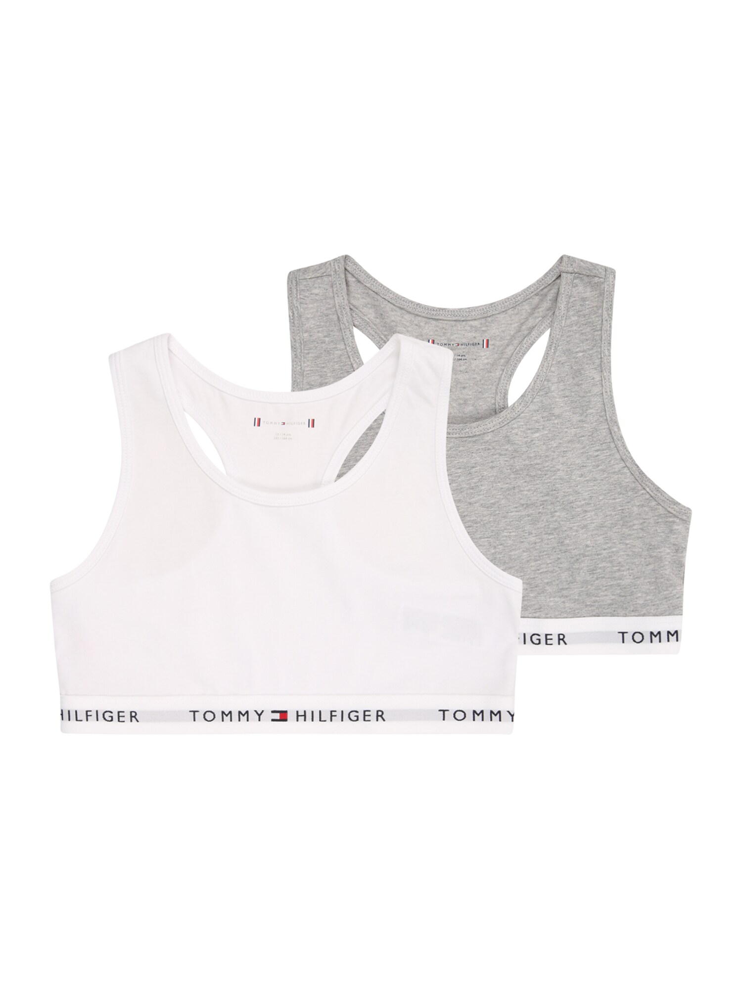 TOMMY HILFIGER Melltartó  szürke melír / fehér akciós termékkép 1