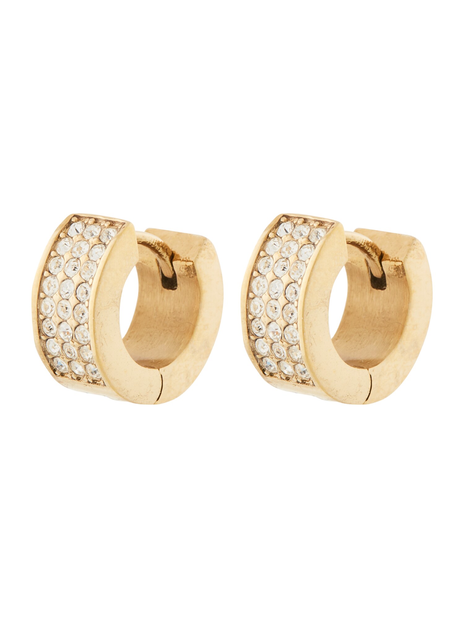 GUESS Pendientes 'PAVE MINI HUGGIES'  oro