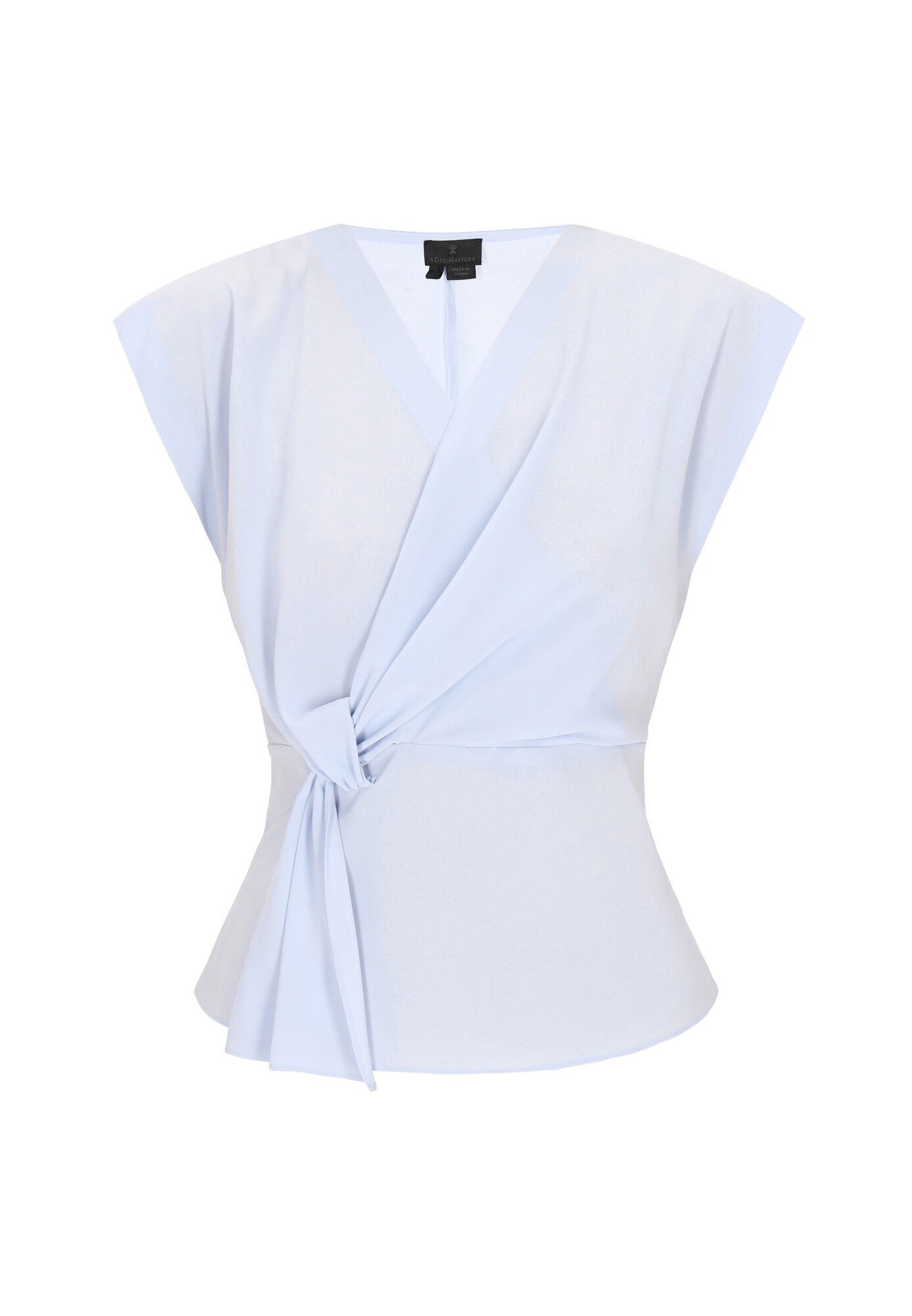 DreiMaster Klassik Blouse 'Classic Look' Lichtblauw