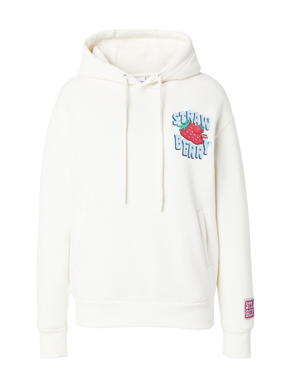 Sweatshirt ljusblå / grön / ljusröd