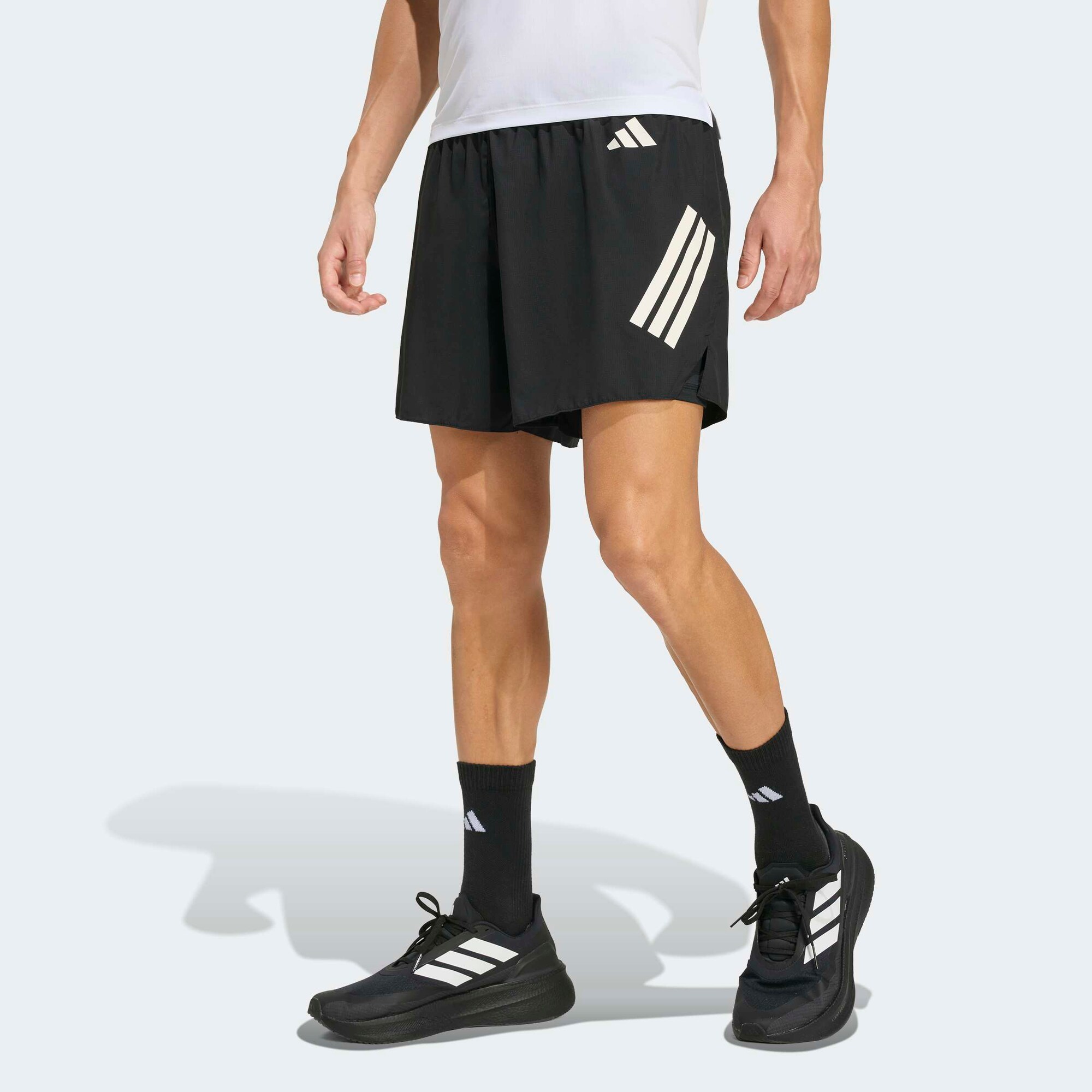 ADIDAS PERFORMANCE Pantaloni sport 'Adi365 Formotion'  negru / alb