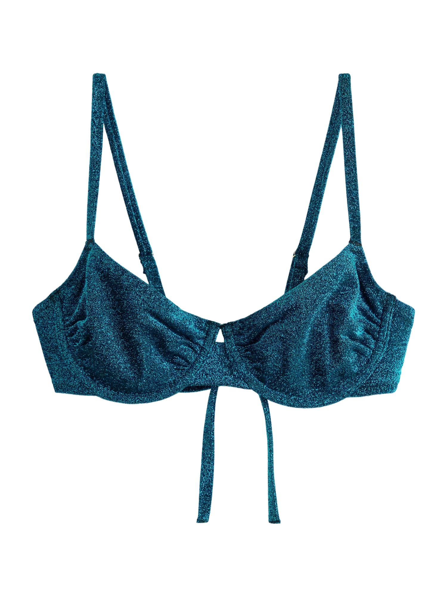 Lindex Bikini felső 'Senna'  ciánkék akciós termékkép 1