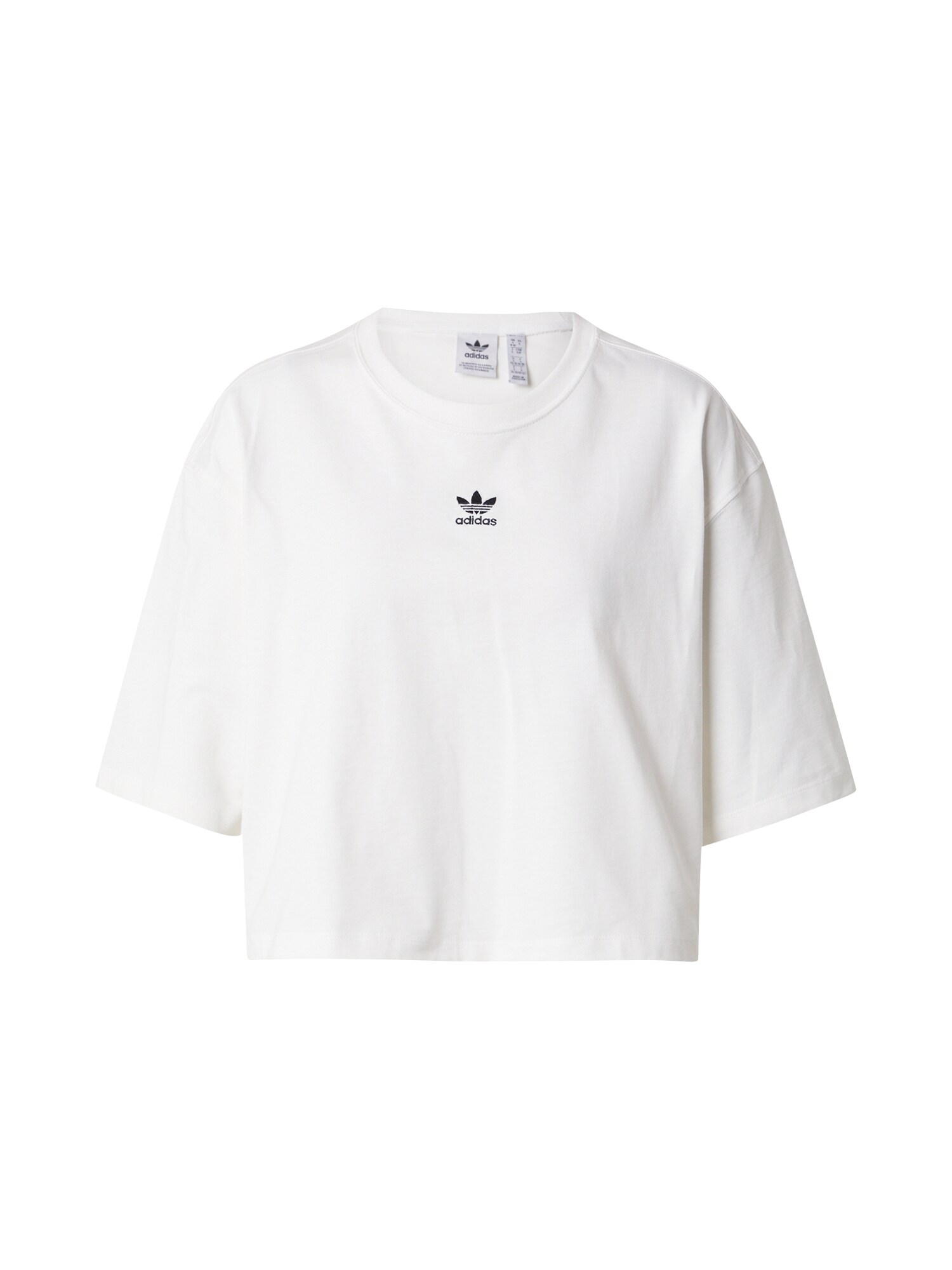 ADIDAS ORIGINALS Tricou Ess  negru / alb