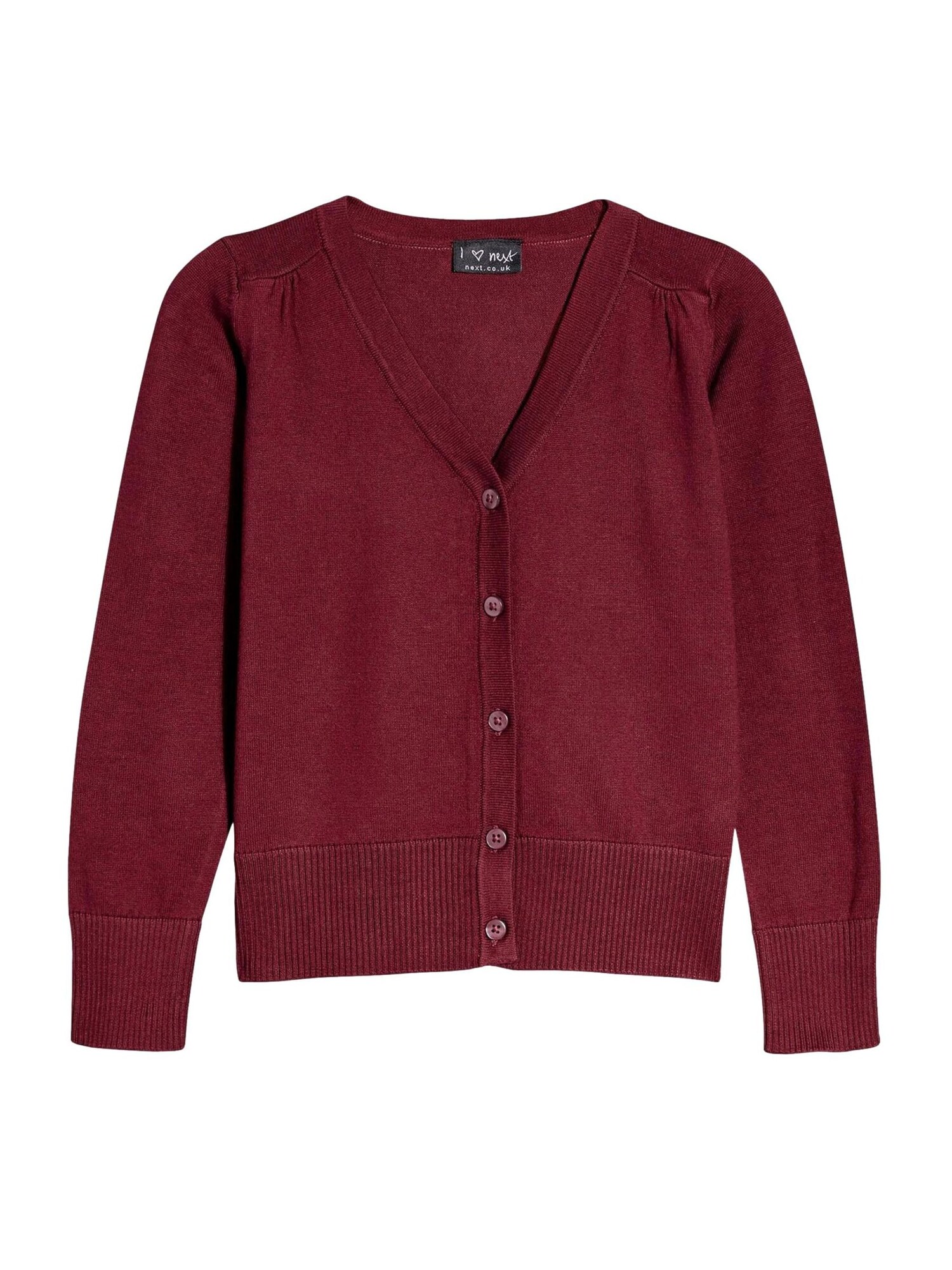 Next Geacă tricotată  roșu burgundy