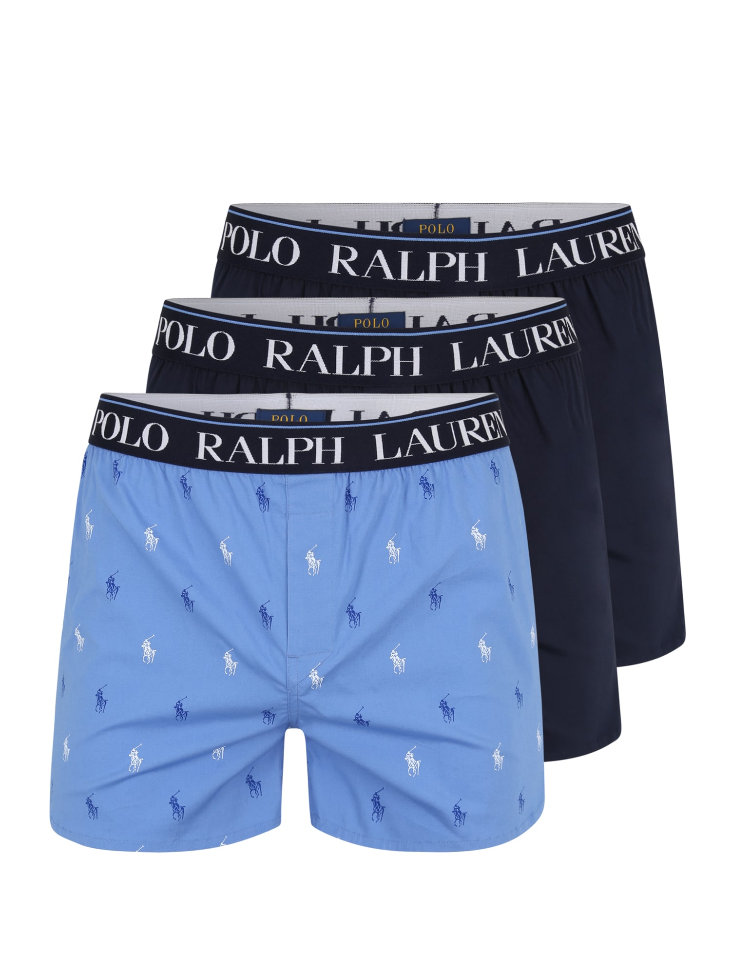 Polo Ralph Lauren Boxeri  albastru / bleumarin / albastru deschis / alb