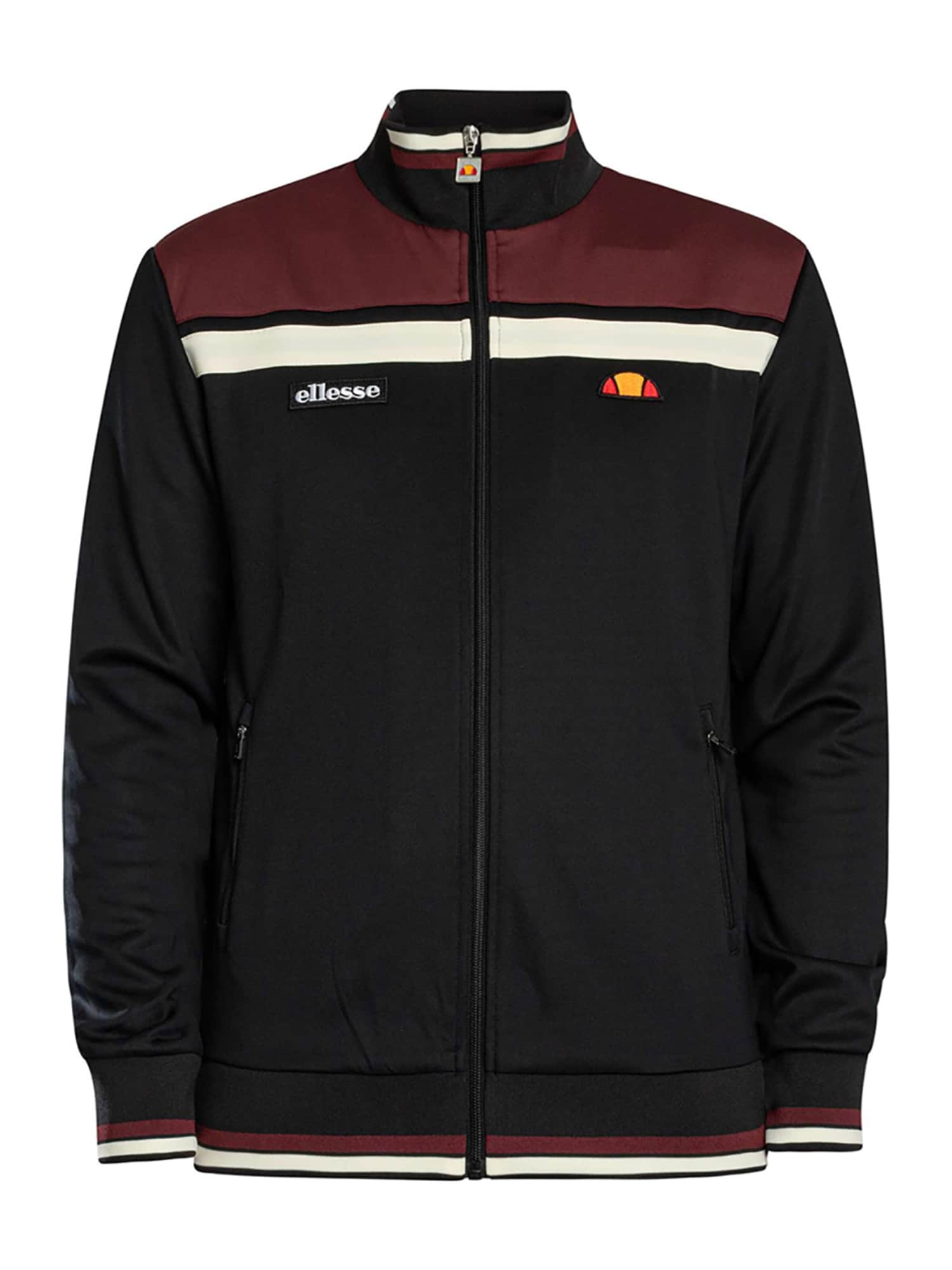 ELLESSE Geacă sport Vignola roșu bordeaux / negru / alb