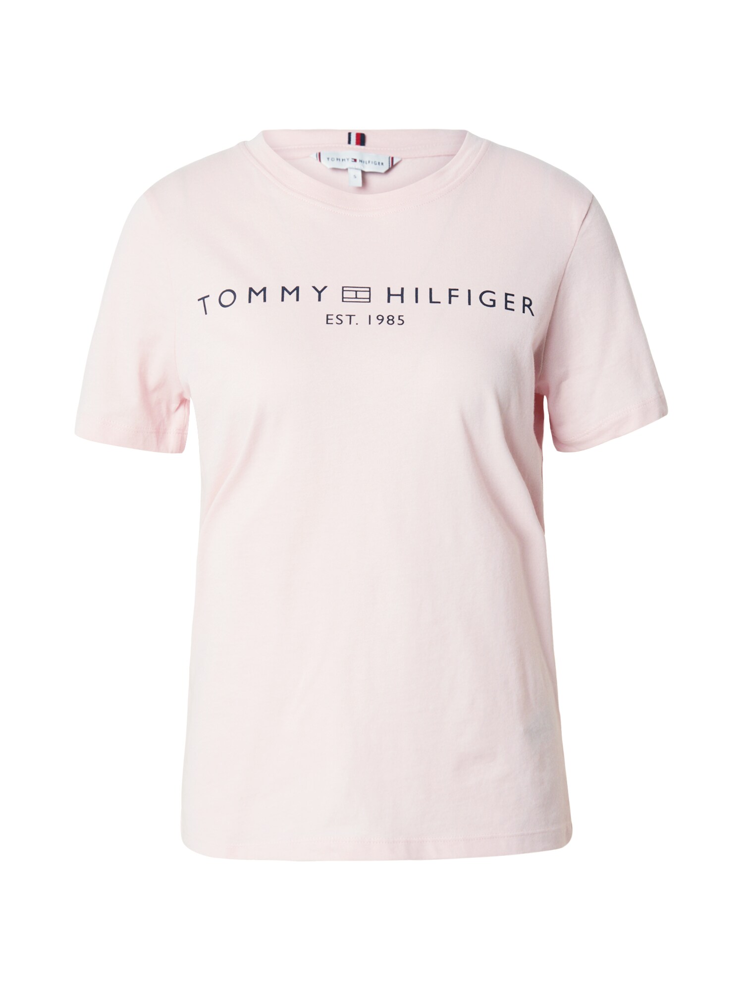 TOMMY HILFIGER Póló  rózsaszín / fekete