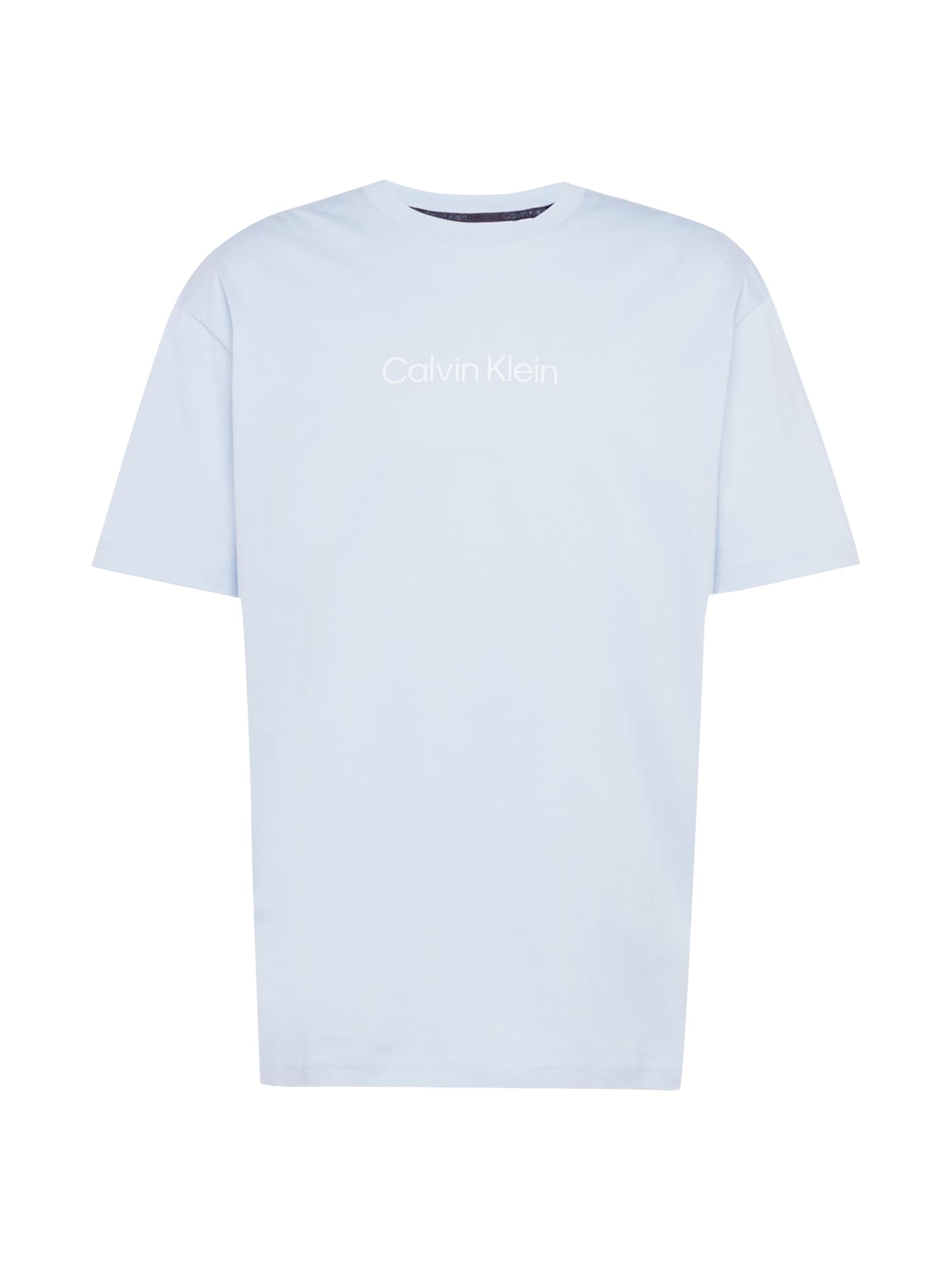 Calvin Klein Marškinėliai 'HERO' pastelinė mėlyna / balta