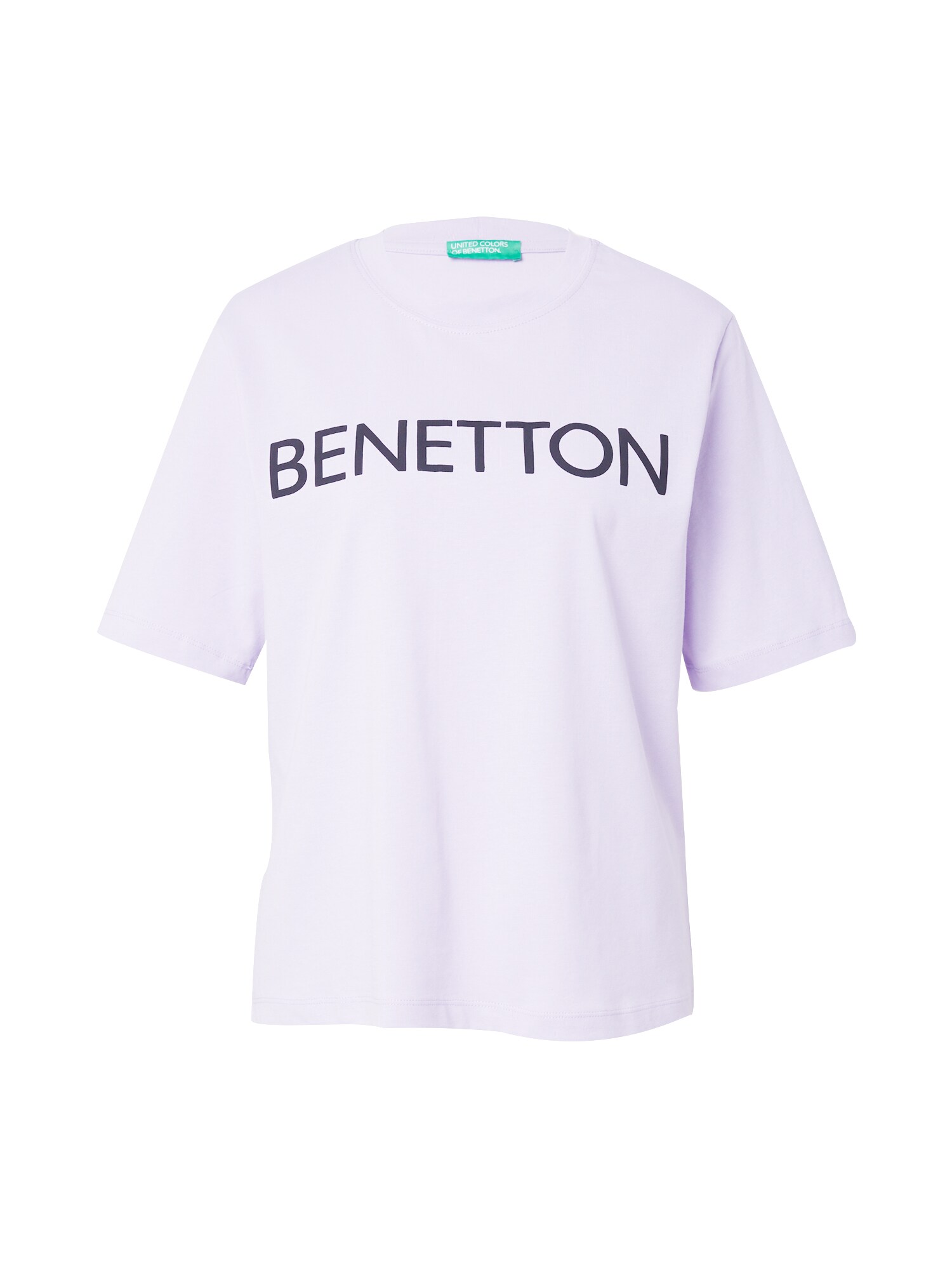 UNITED COLORS OF BENETTON Marškinėliai nakties mėlyna / pastelinė violetinė