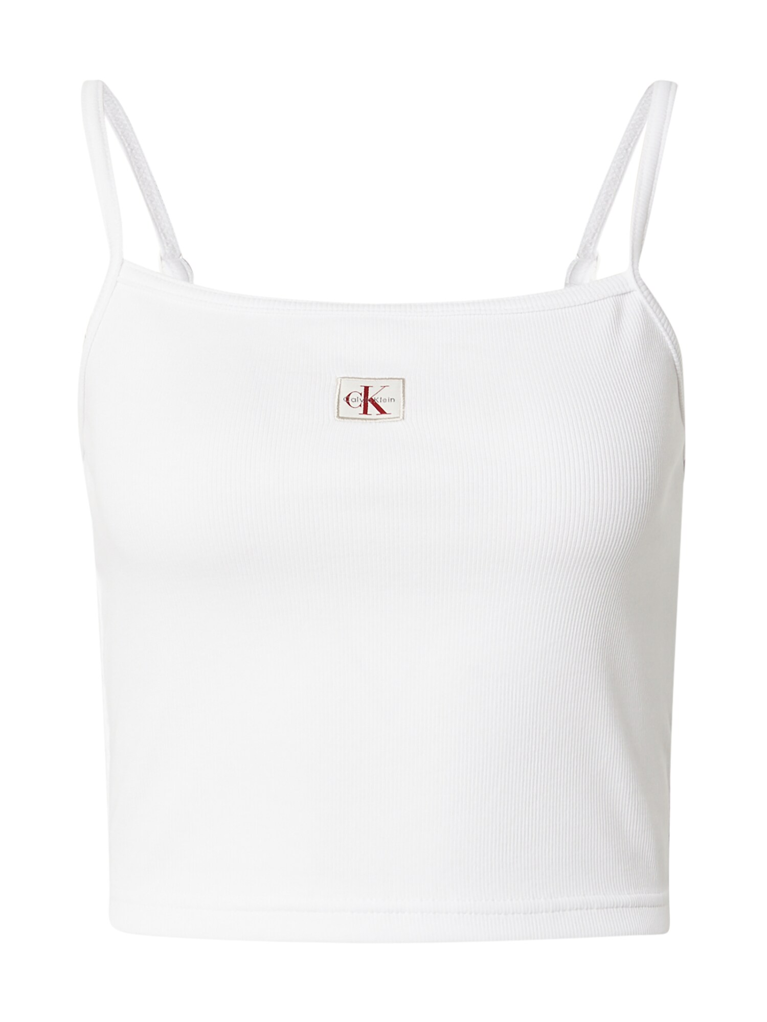 Calvin Klein Jeans Top červená / biela