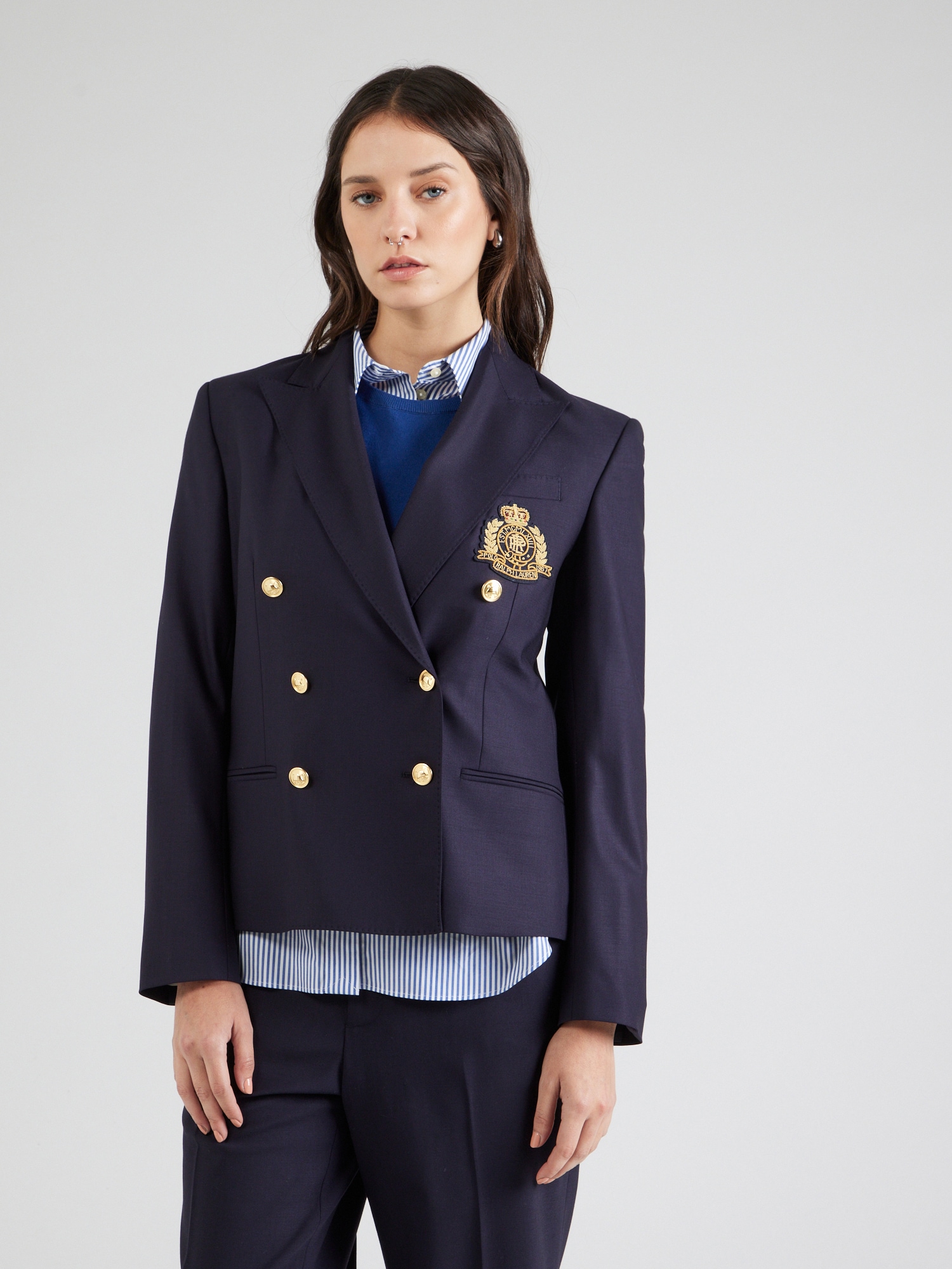 Polo Ralph Lauren Blézer tengerészkék / aranysárga / zöld / burgundi vörös termék 2. képe