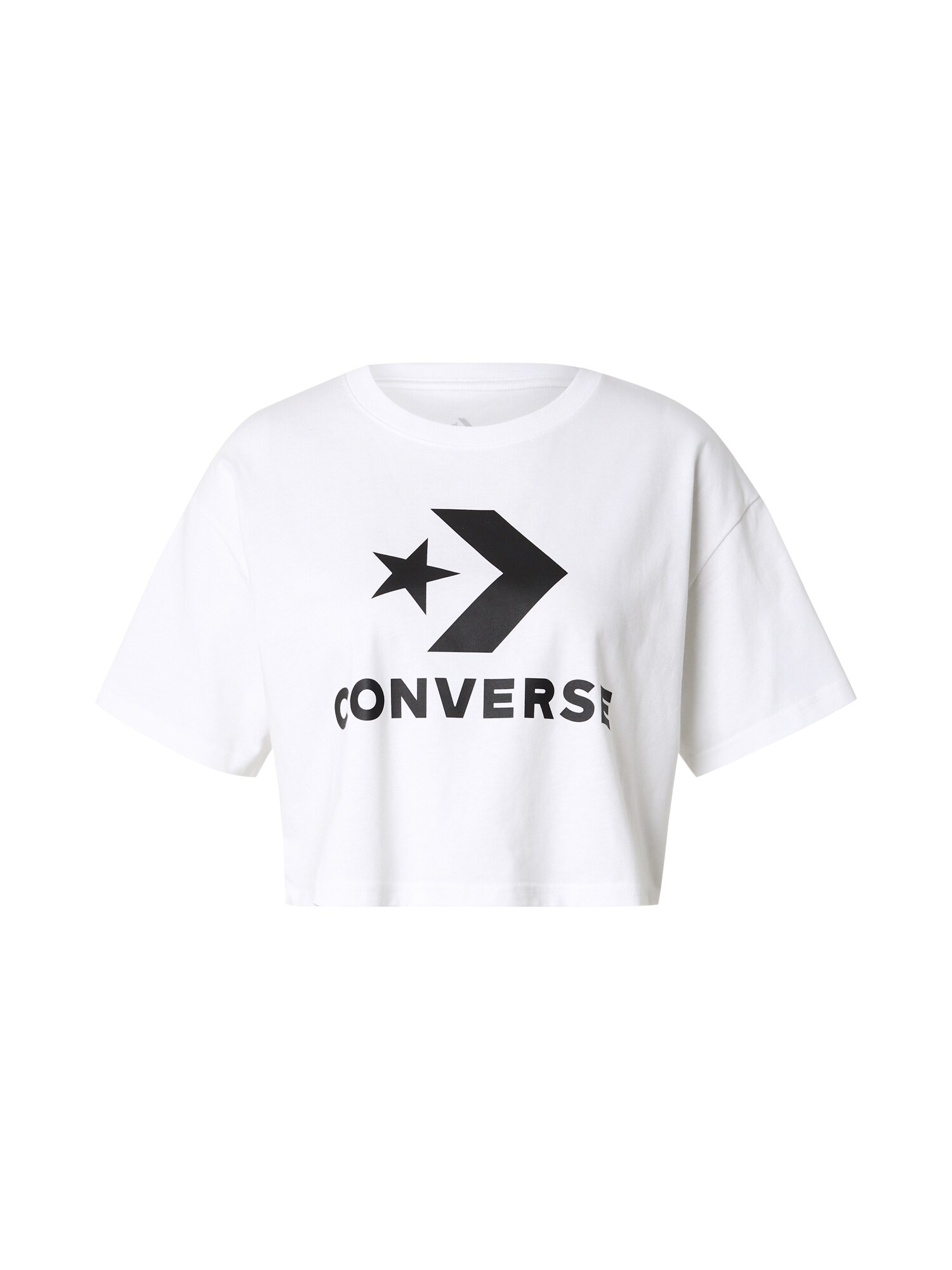 CONVERSE Póló 'Star Chevron'  fekete / fehér akciós termékkép 1