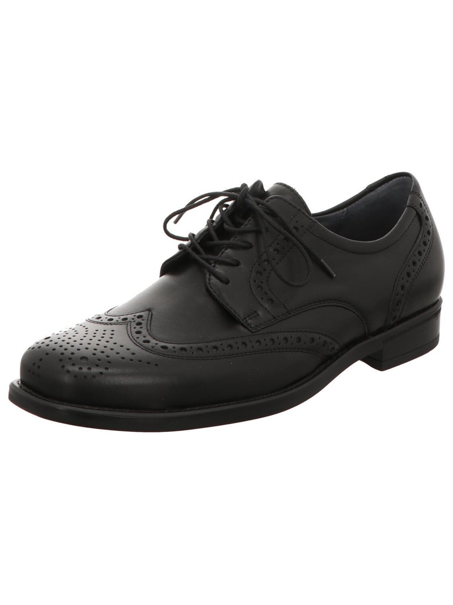 WaldlÄUfer Schnürschuh Schnürschuh Herren 319007-149-001 Echtleder In Schwarz