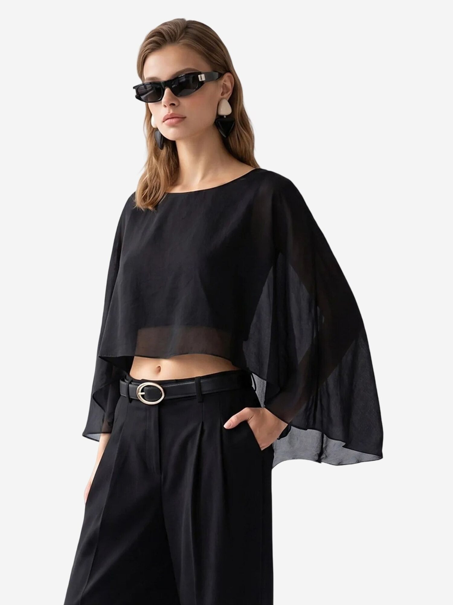 MixRay Bluza 'Blusen' crna
