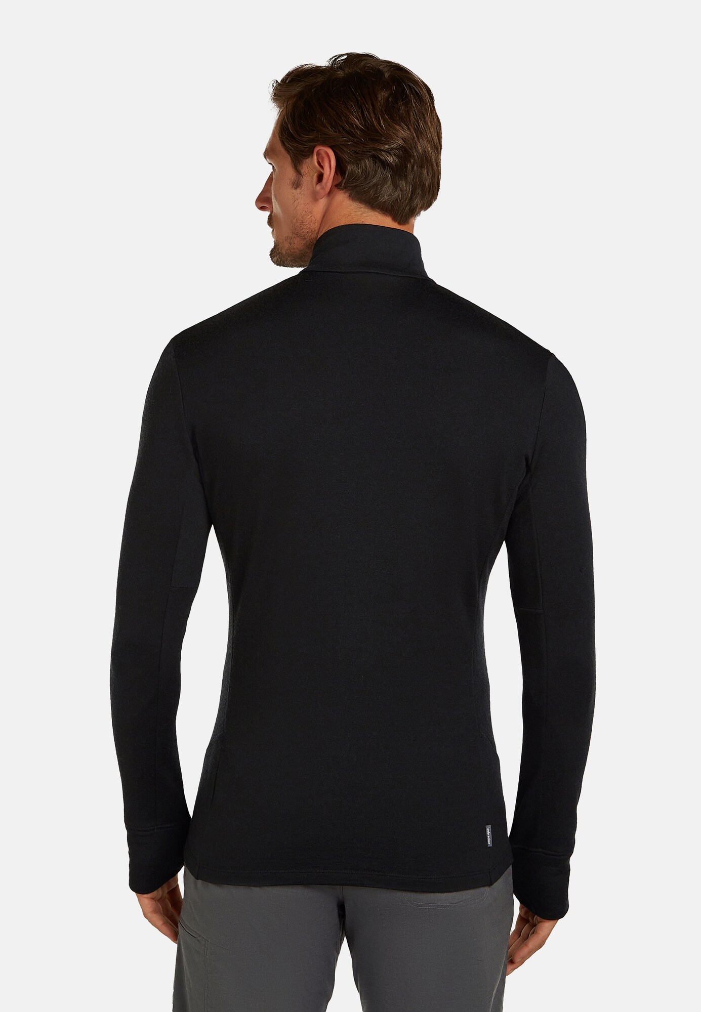 ICEBREAKER Sudadera con cremallera deportiva 'Quantum IV' negro – imagen 3