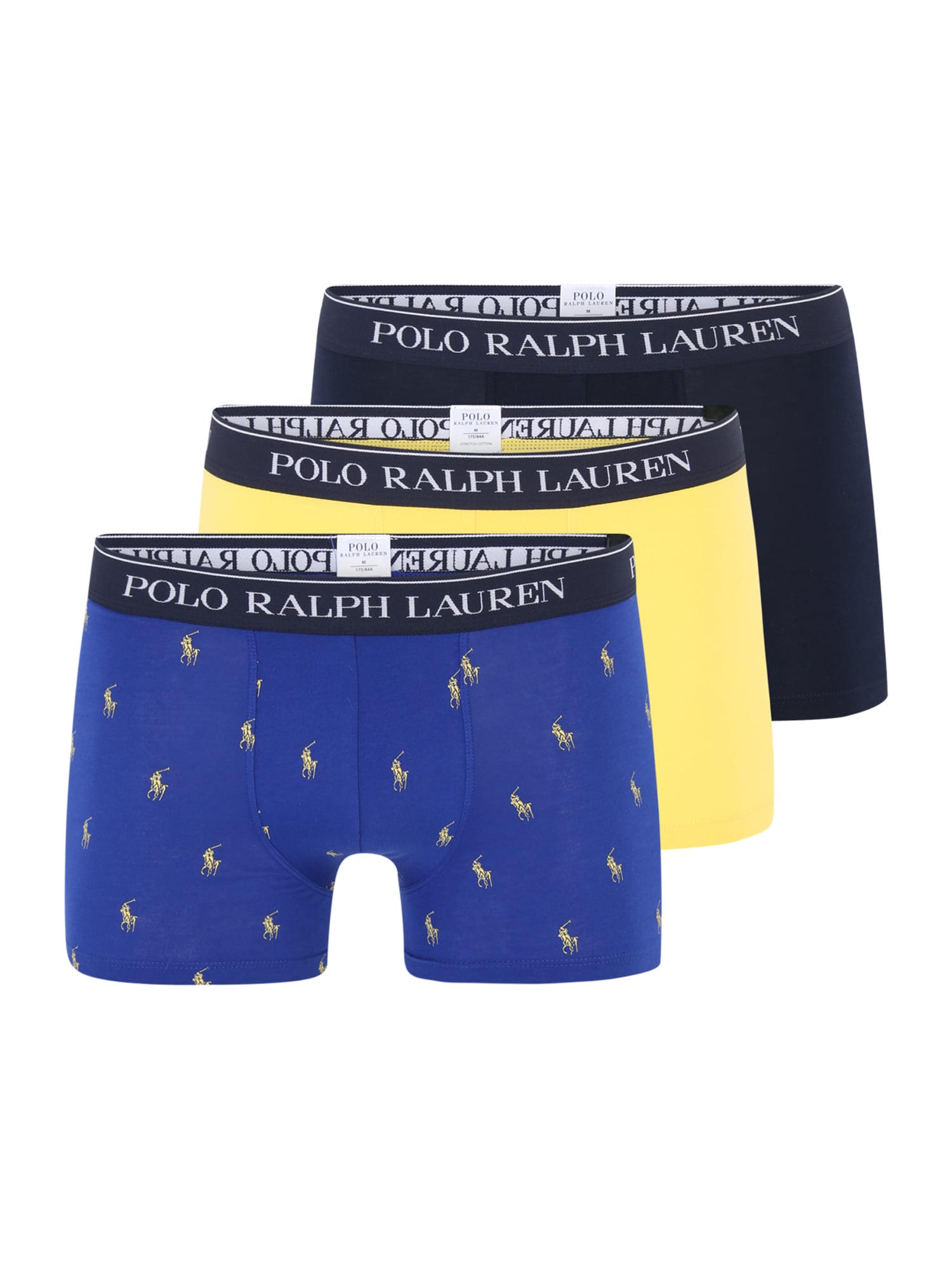 Polo Ralph Lauren Boxeri 'Classic'  bleumarin / albastru gențiană / galben / alb