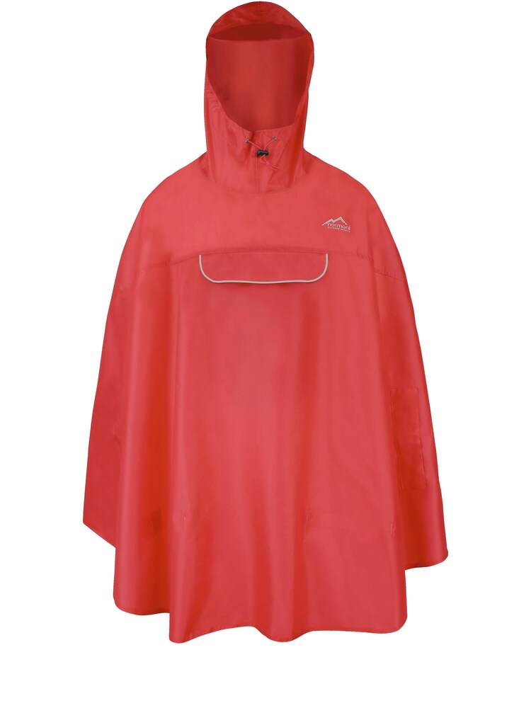 normani Regenponcho 'Cherrapunji' Herren Größe XL/XXL rot