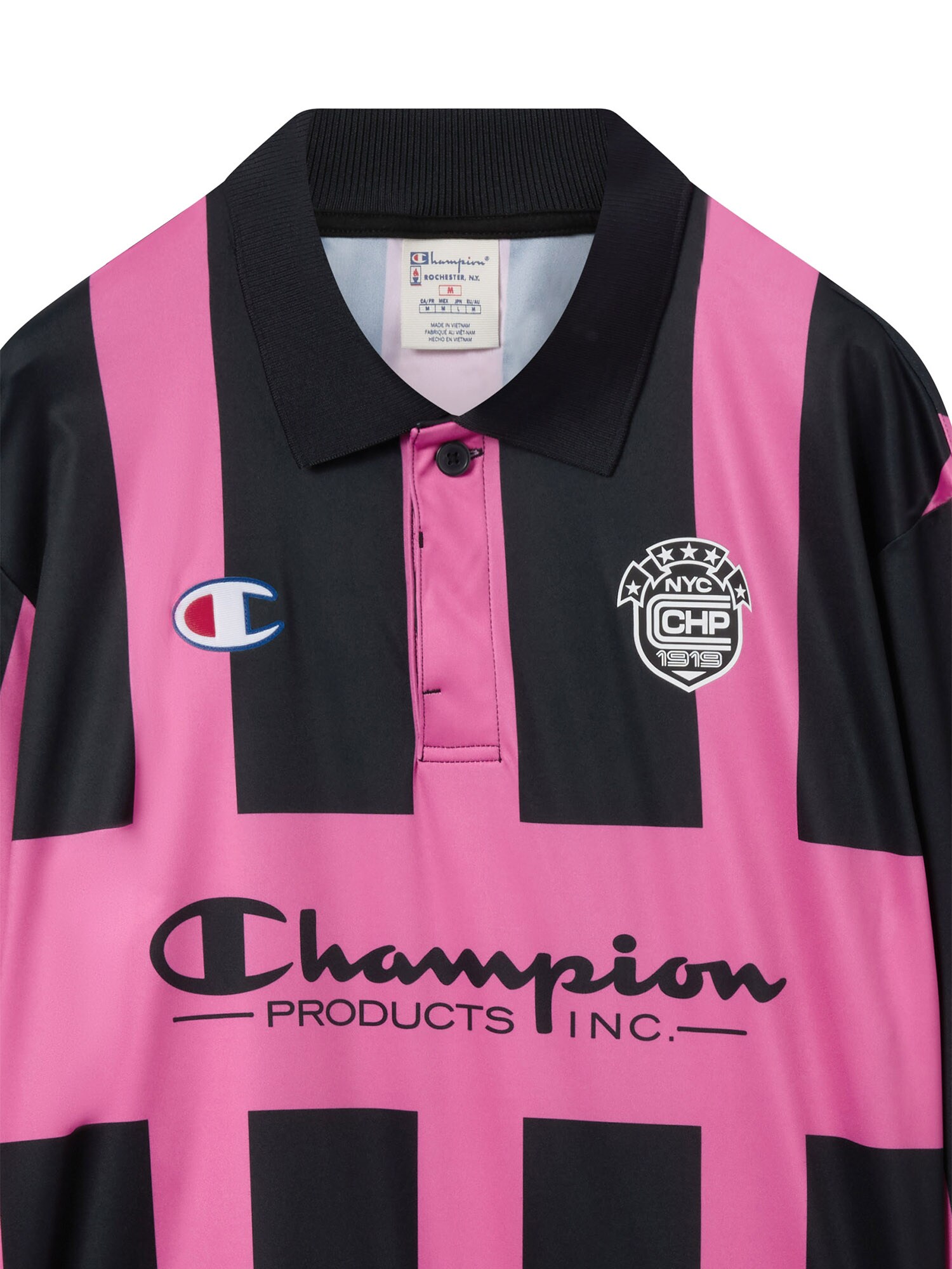 Champion Authentic Athletic Apparel Tričko svetloružová / čierna (obrázok 6)