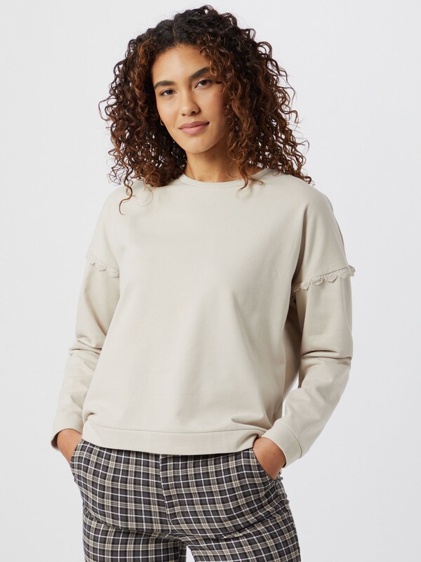 Jdy Rikke Ivy Life Langärmeliges Sweatkleid mit Häkeldetail