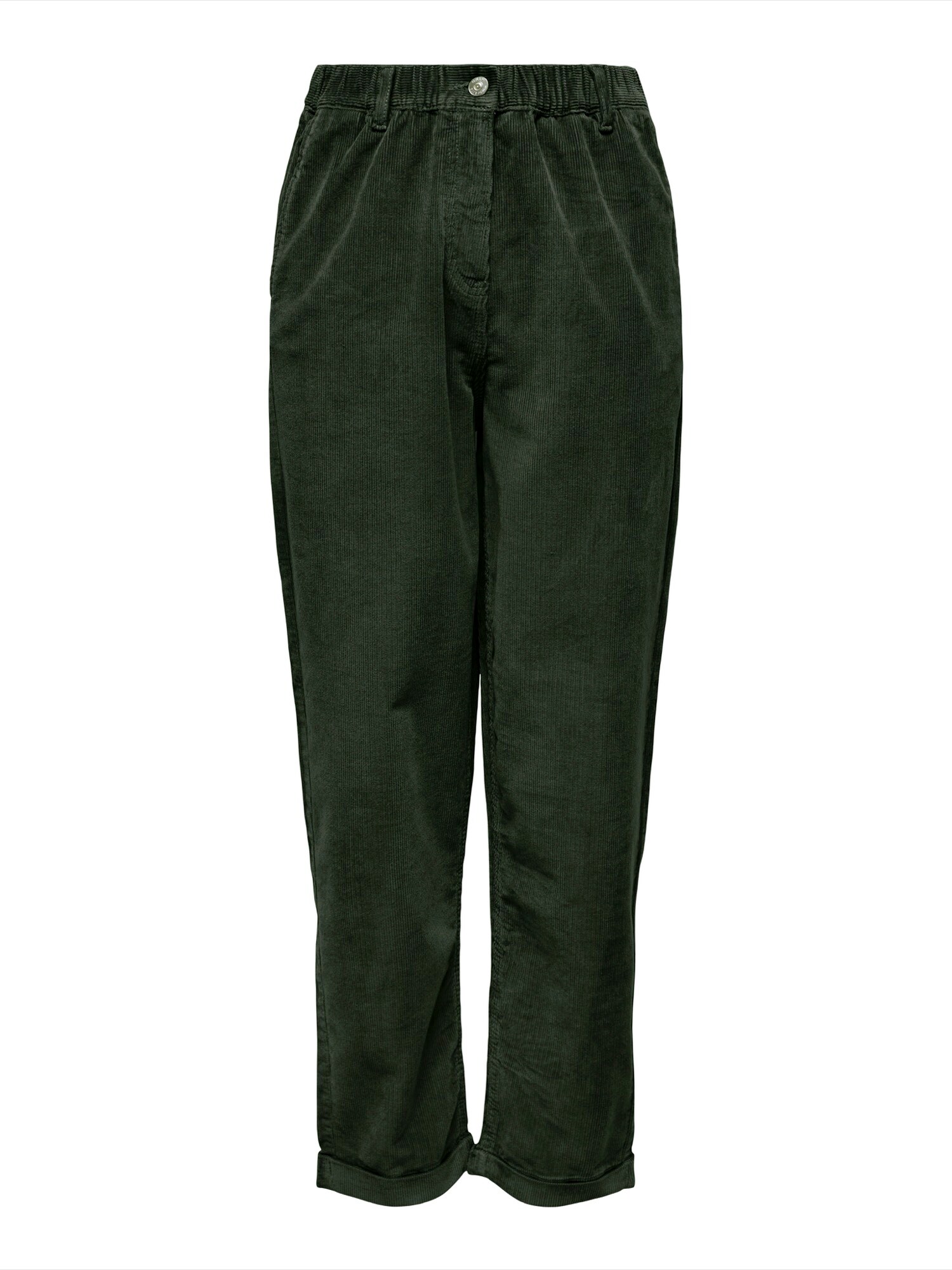 ONLY Pantaloni ONLFLORA verde închis