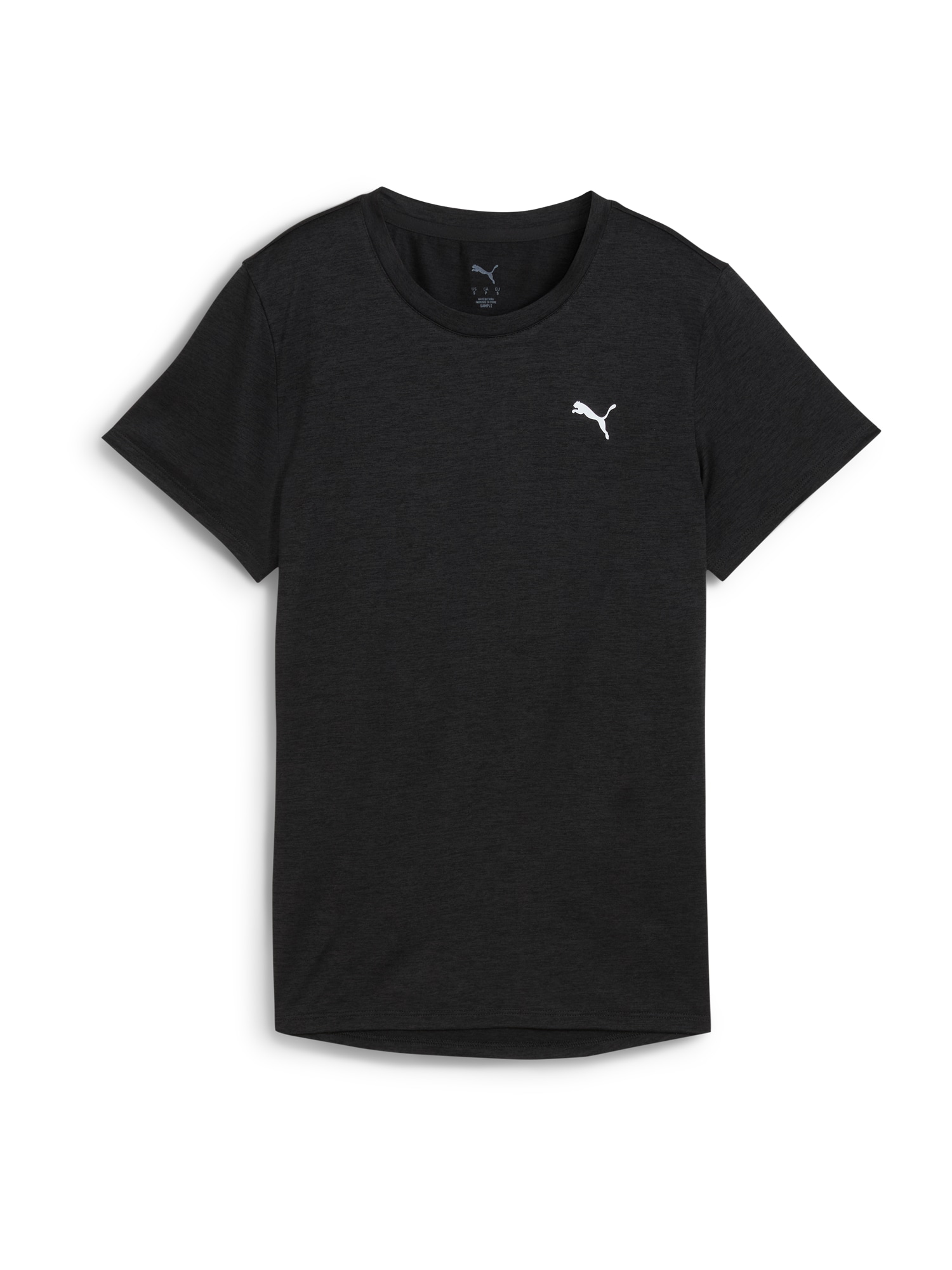PUMA Tricou funcțional Tad Essential  negru amestecat / alb