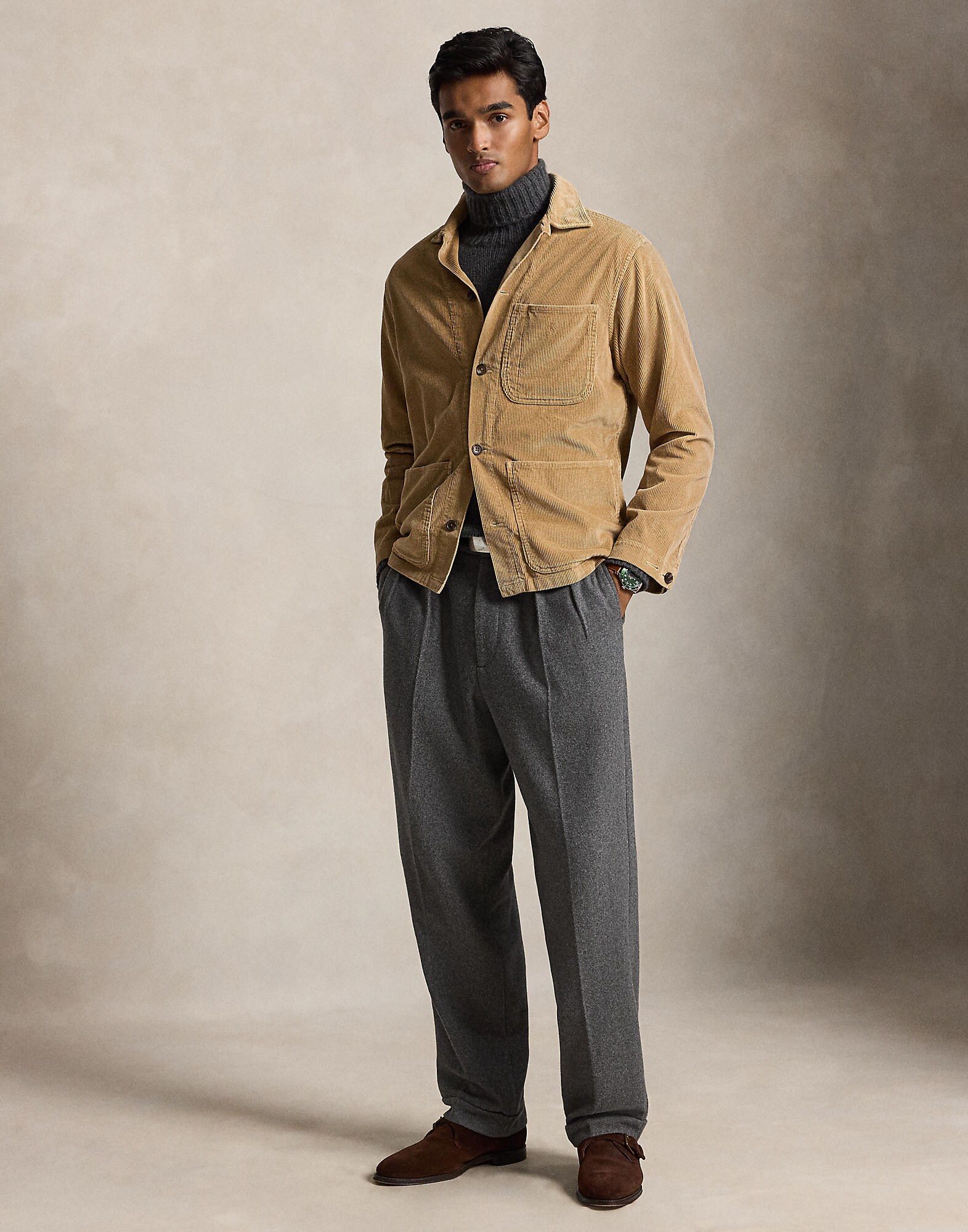 Polo Ralph Lauren Camisa  camelo – imagen 4