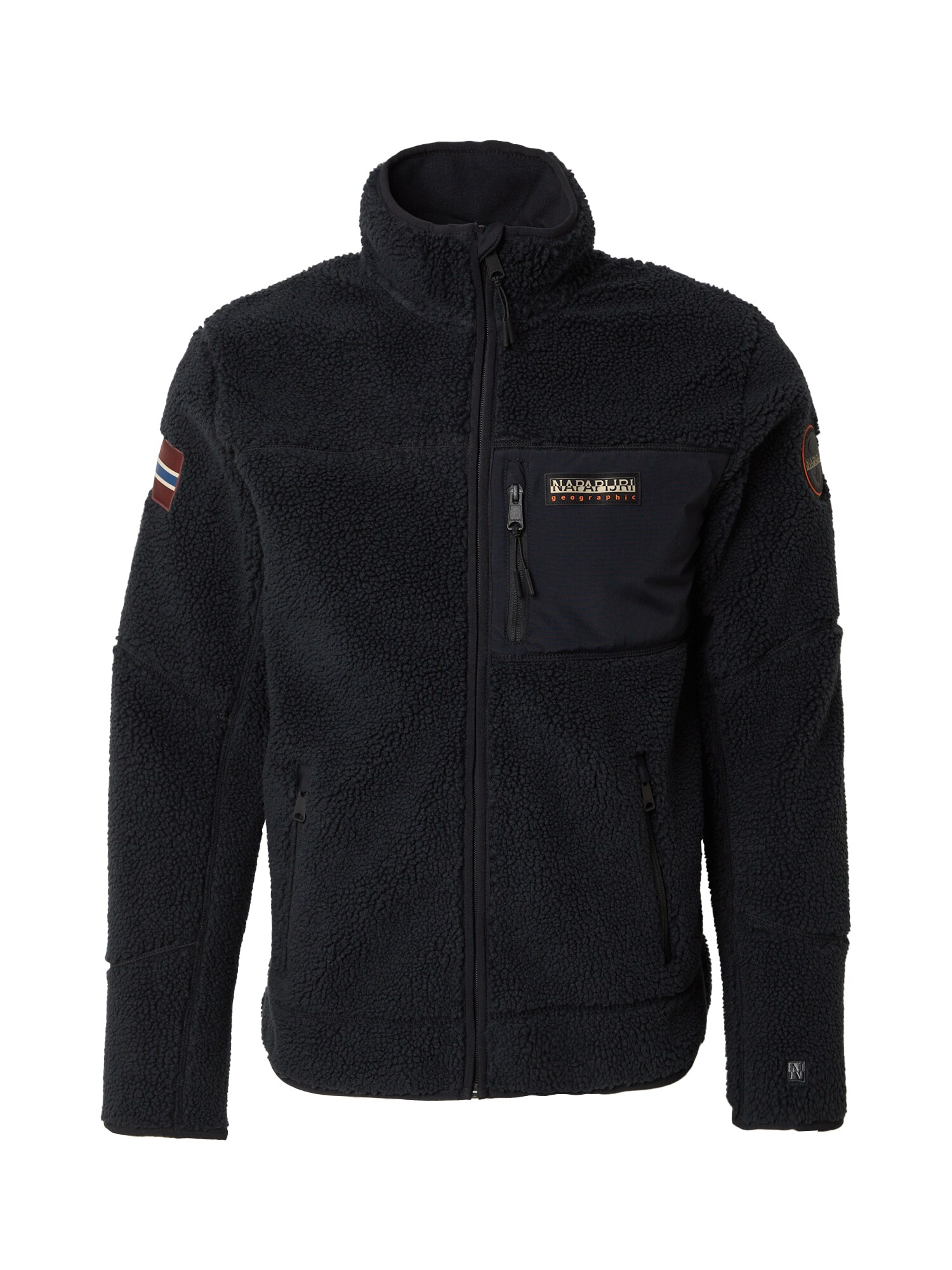 NAPAPIJRI Jachetă  fleece YUPIK  negru