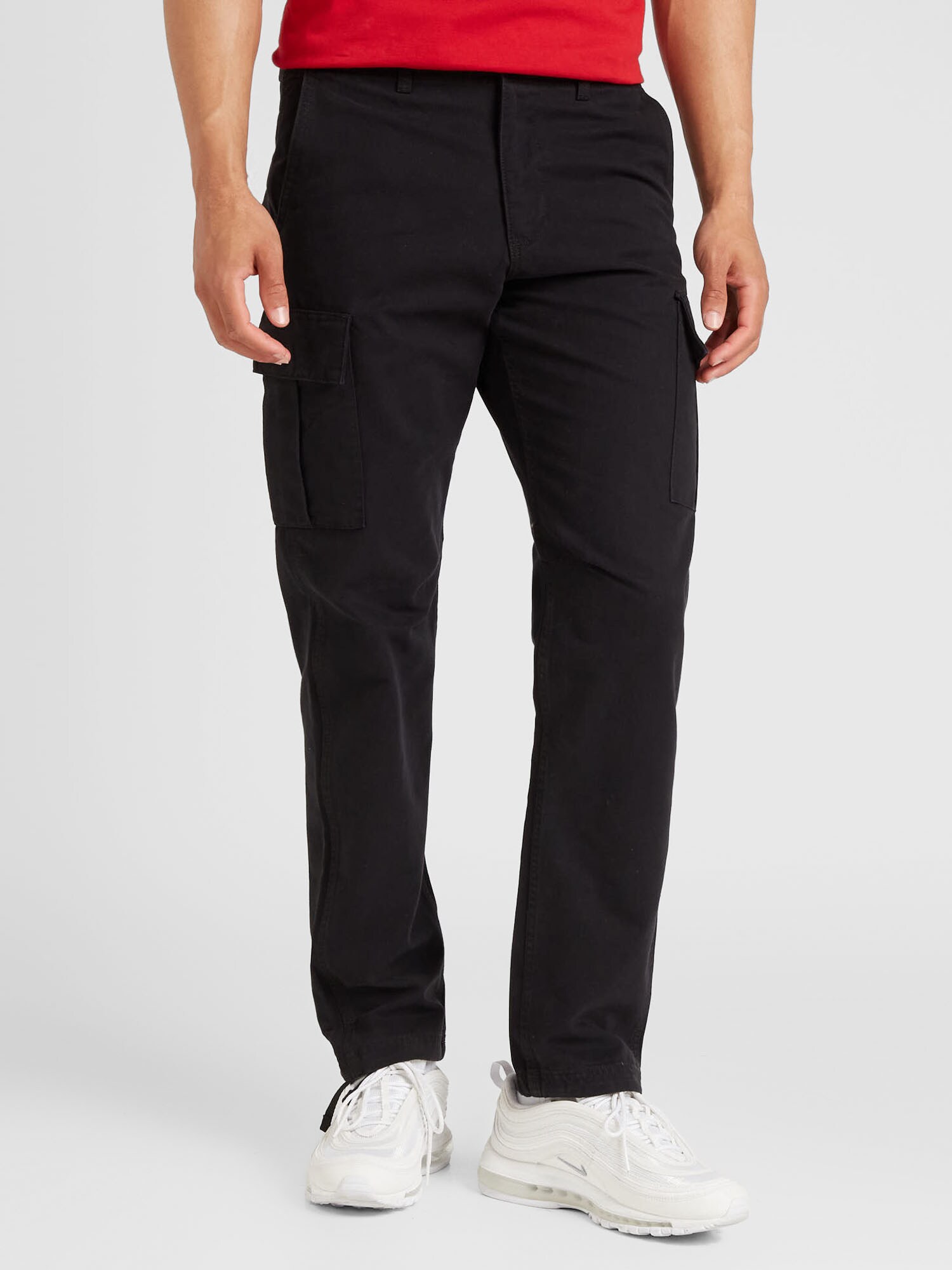 JACK & JONES Cargo nadrágok 'Kane Barkley'  fekete termék 2. képe
