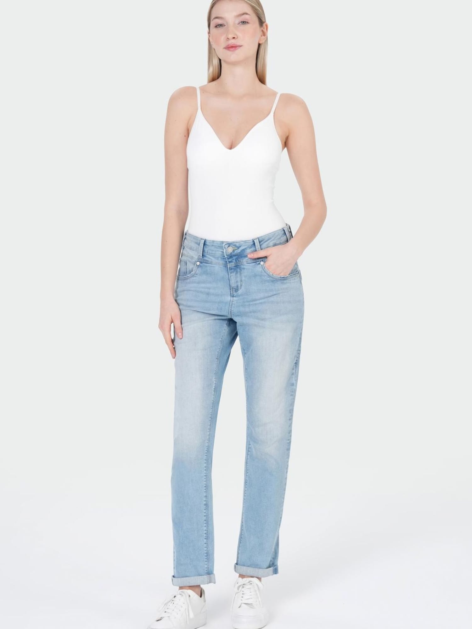 M.O.D MIRACLE OF DENIM Traperice svijetloplava