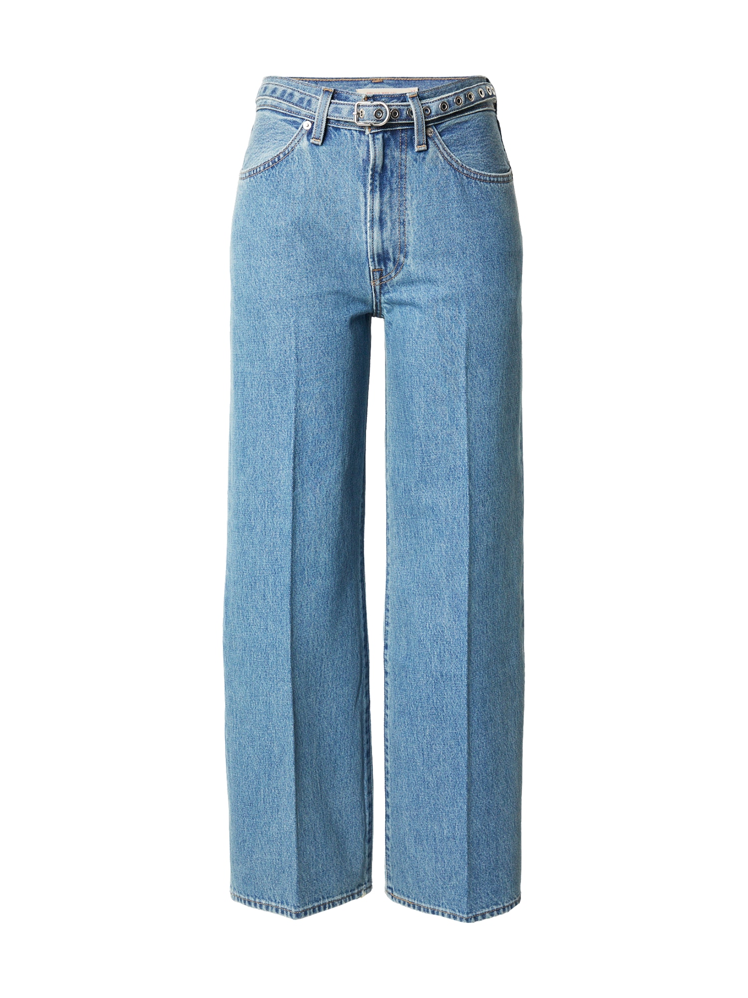 LEVIS ® Jeans Ribcage Wide Leg Belted Jeans  albastru denim