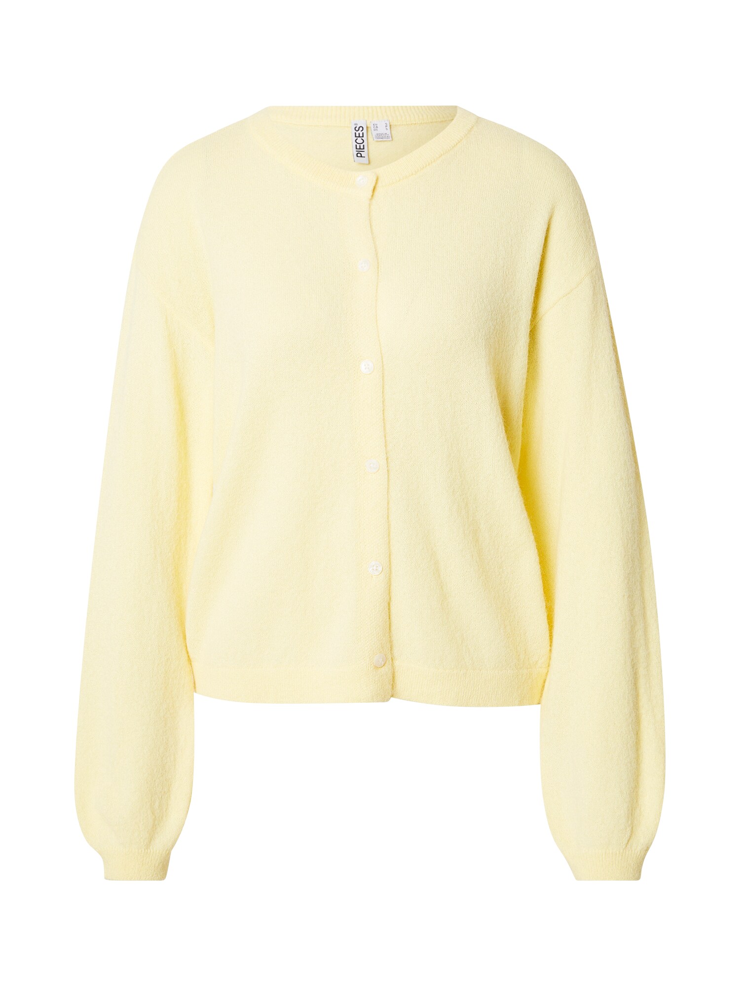 PIECES Geacă tricotată PCNAOMI  galben
