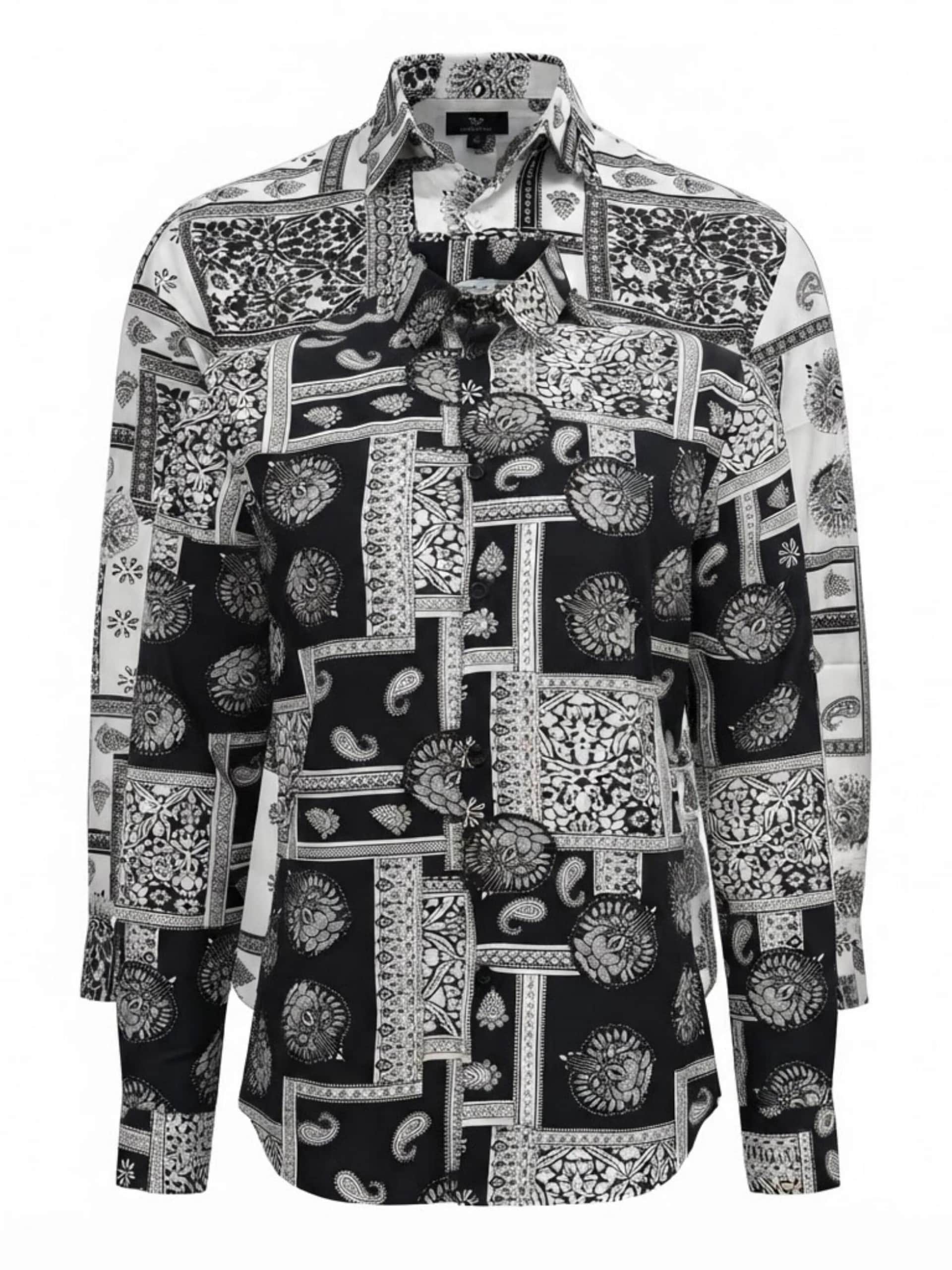 Radwa Skjorta 'Viscos floral pattern 2pc' herr