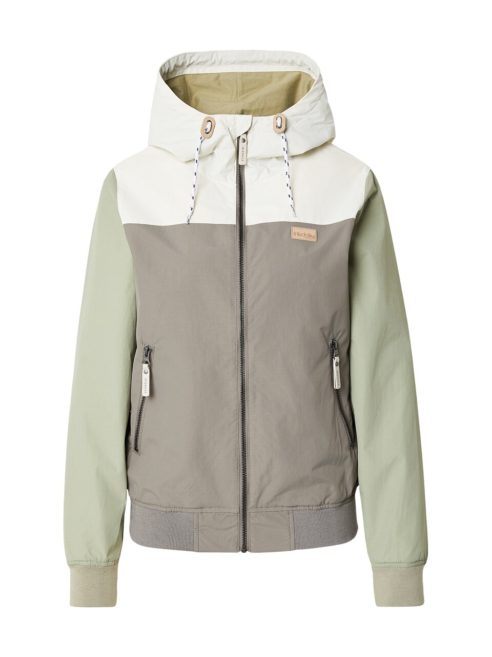 Funktionsjacka 'Veruschka' grå / khaki